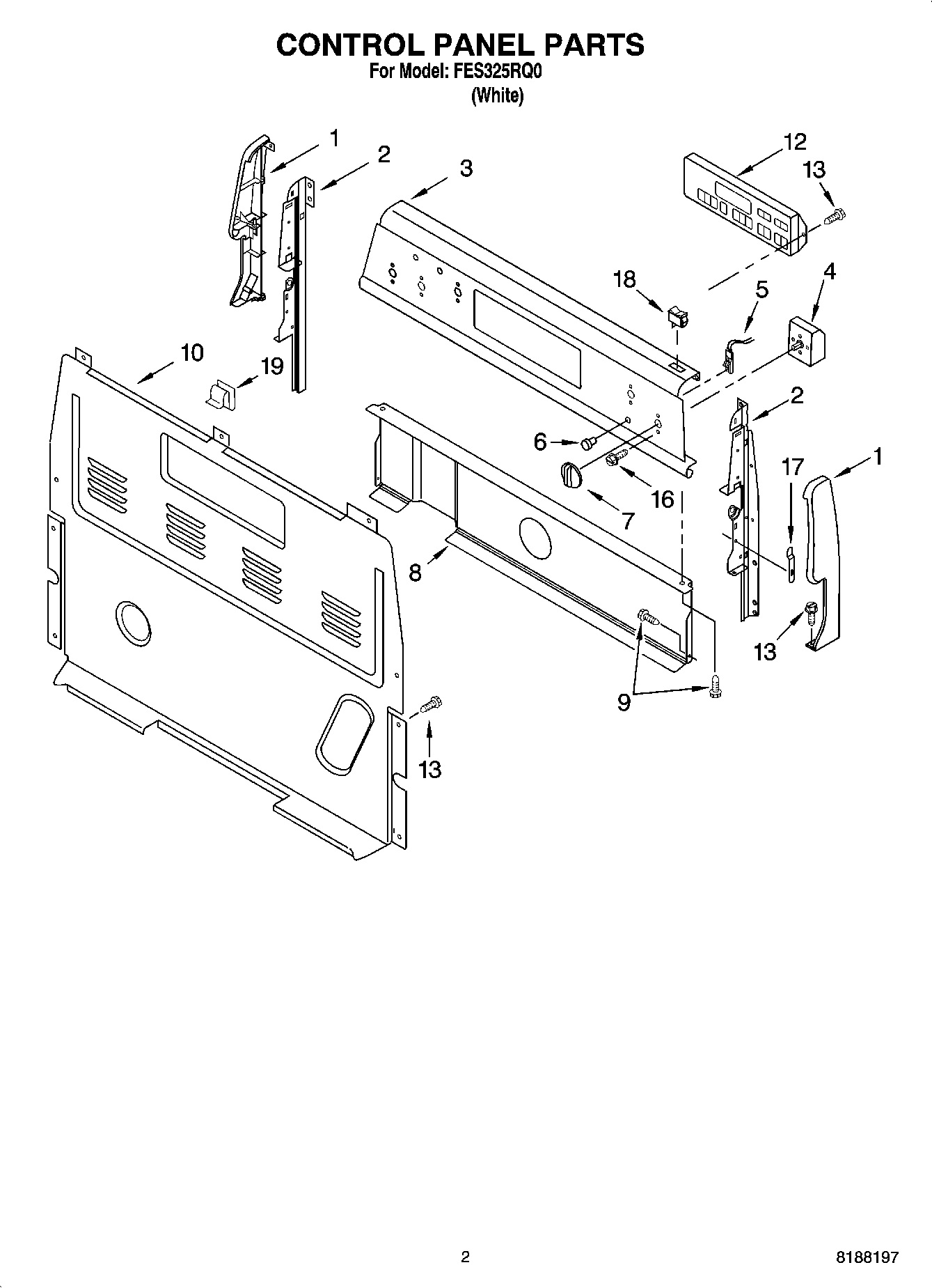 02 - CONTROL PANEL PARTS