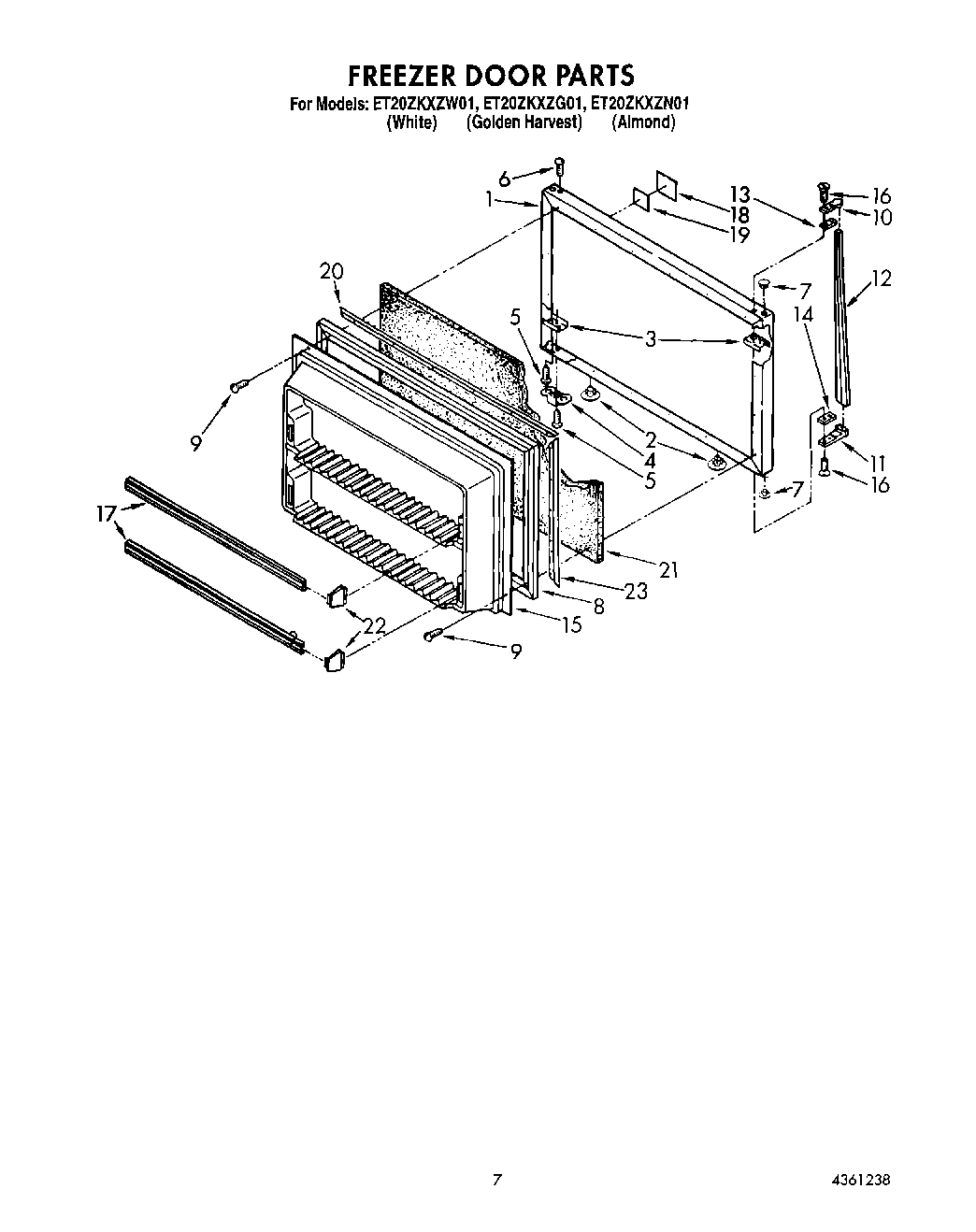 06 - FREEZER DOOR