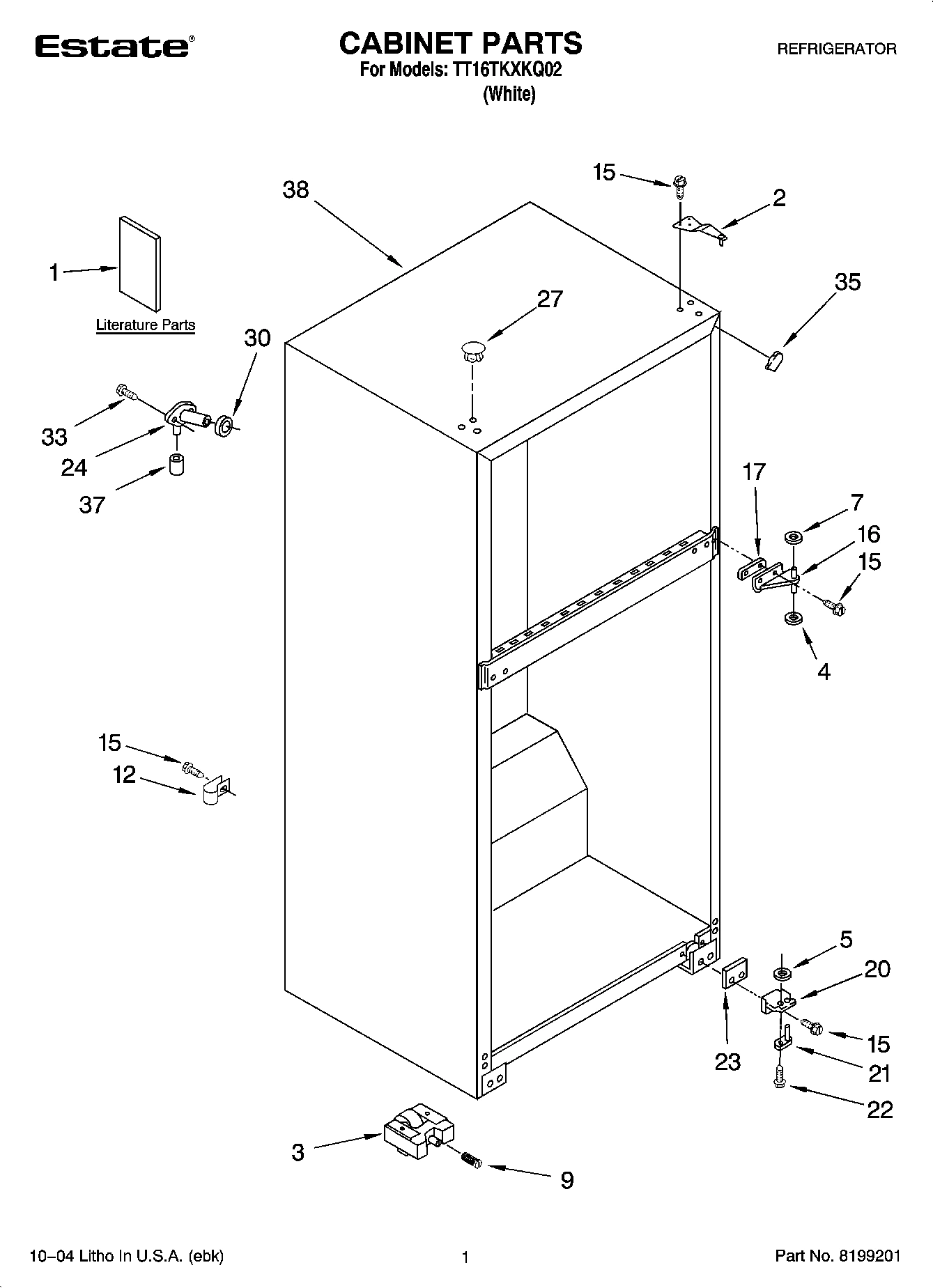 01 - CABINET PARTS