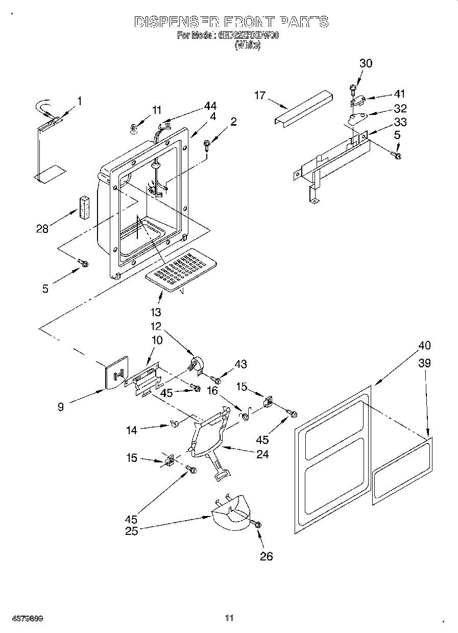 08 - DISPENSER FRONT