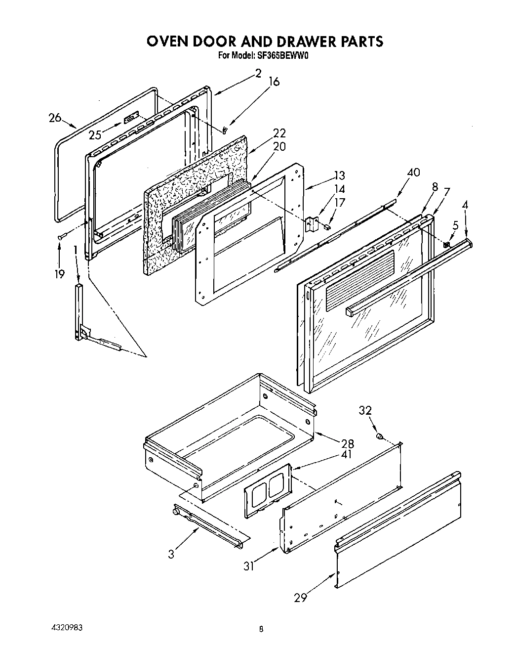 06 - OVEN DOOR AND DRAWER