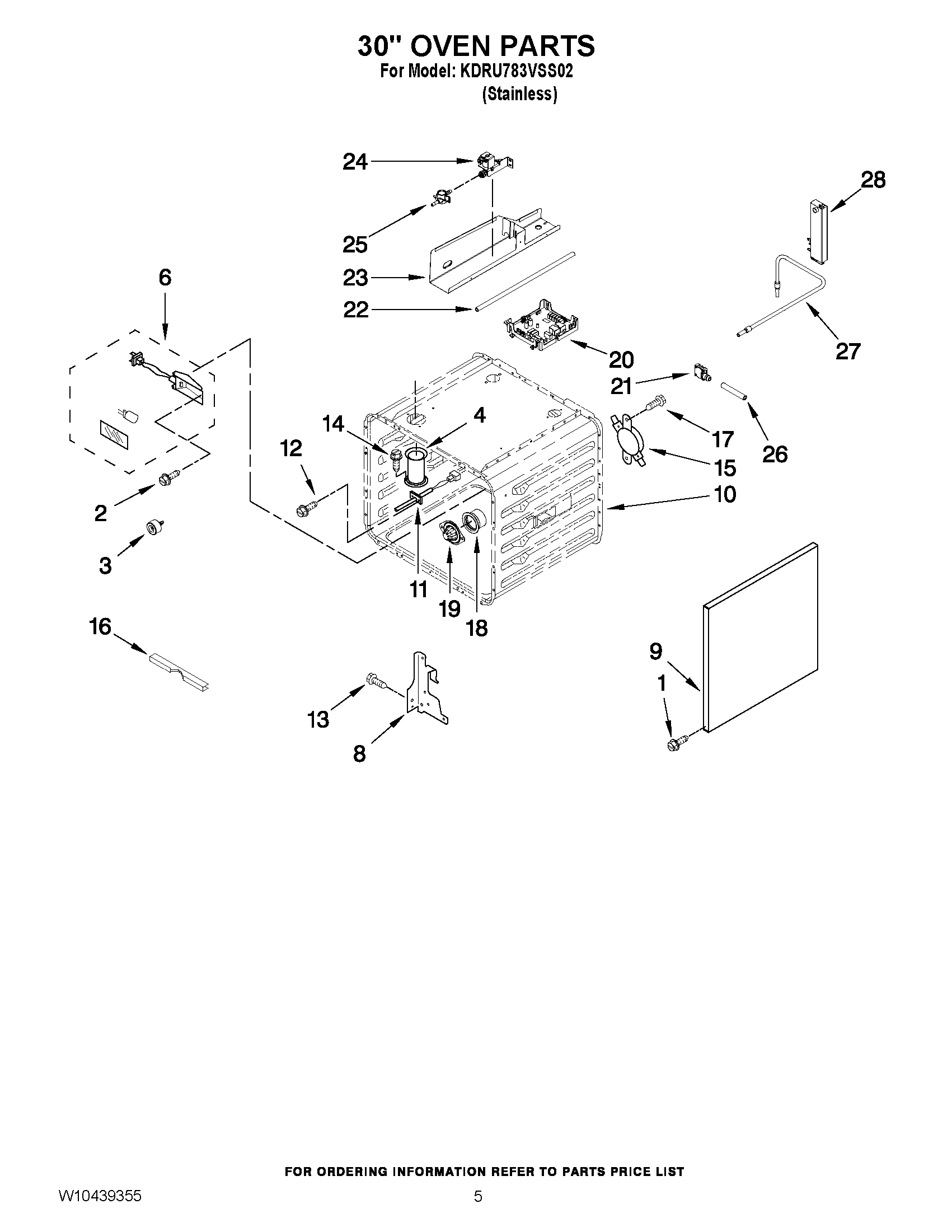 03 - 30`` OVEN PARTS
