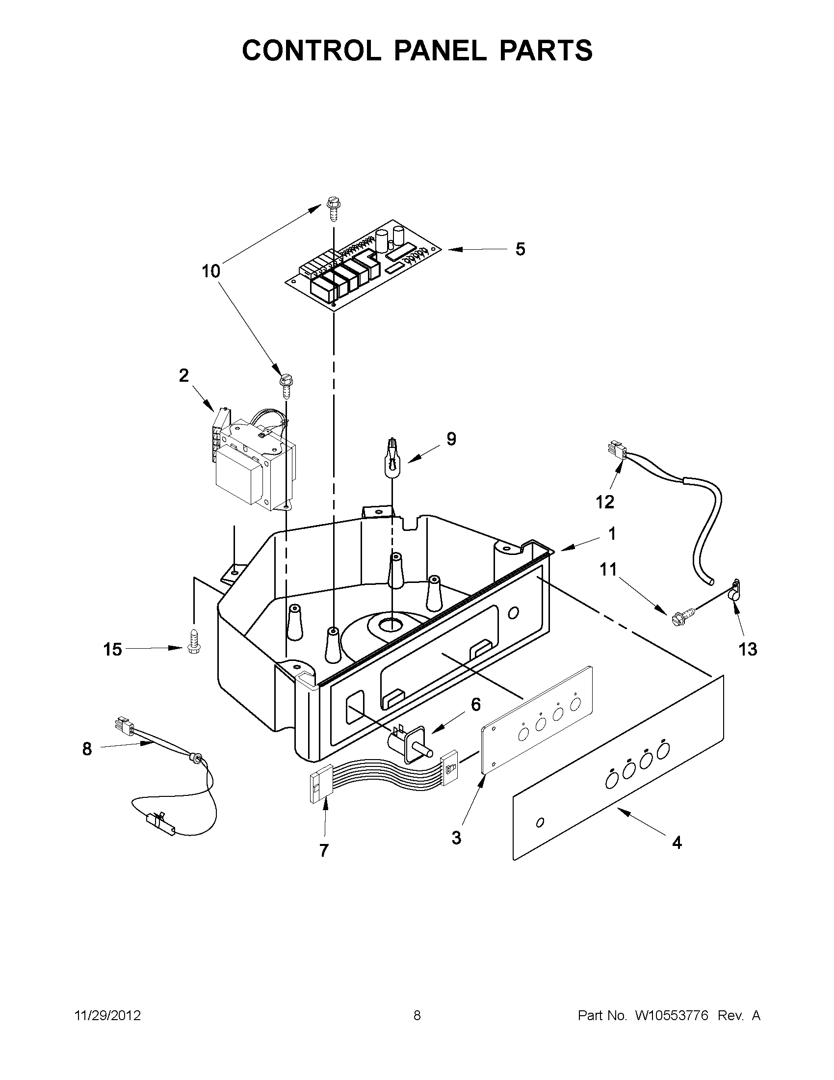 04 - CONTROL PANEL PARTS