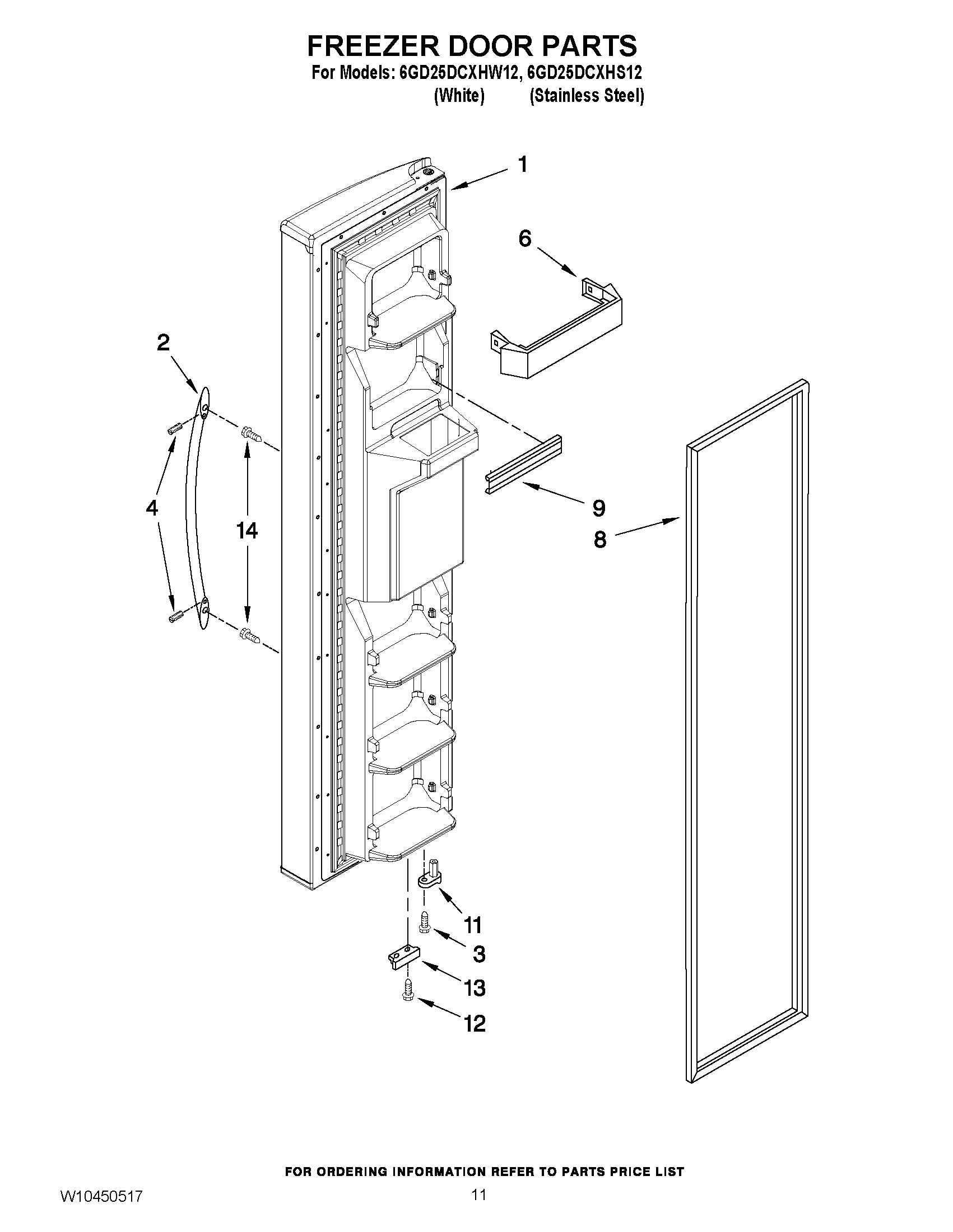07 - FREEZER DOOR PARTS