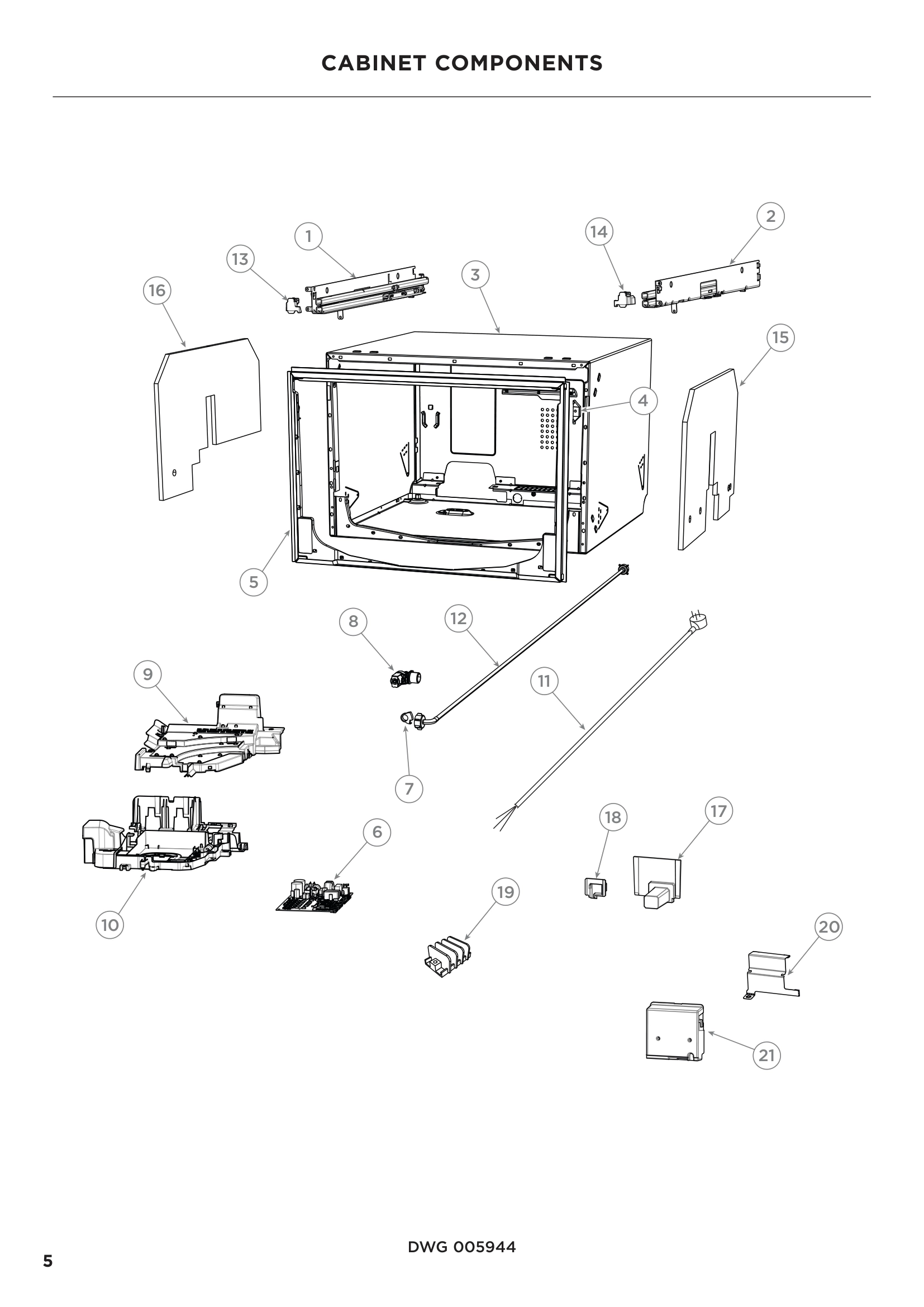 CABINET COMPONENTS