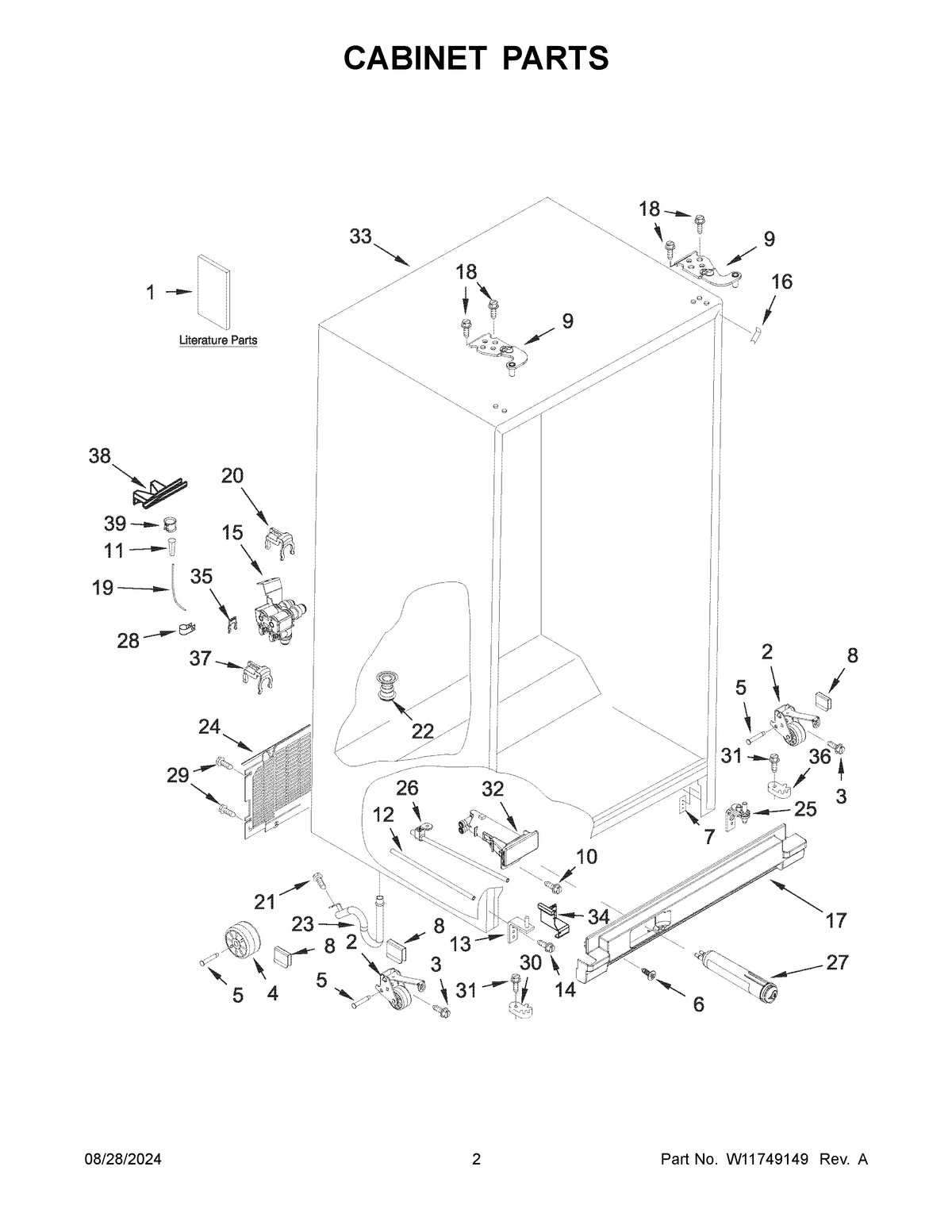 02 - CABINET PARTS