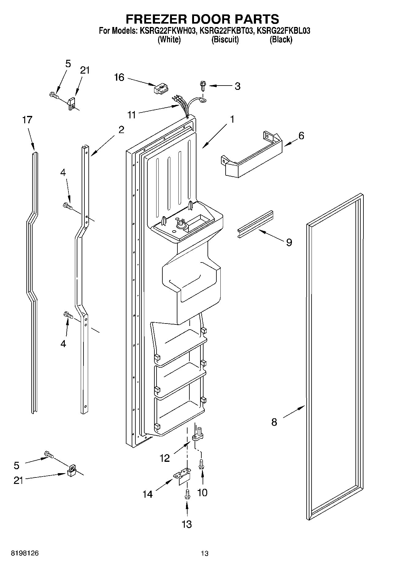 08 - FREEZER DOOR