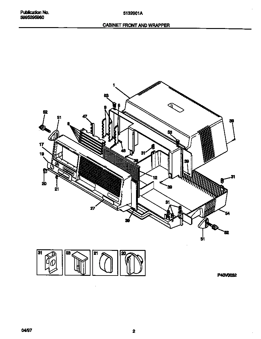02 - CABINET FRONT AND WRAPPER