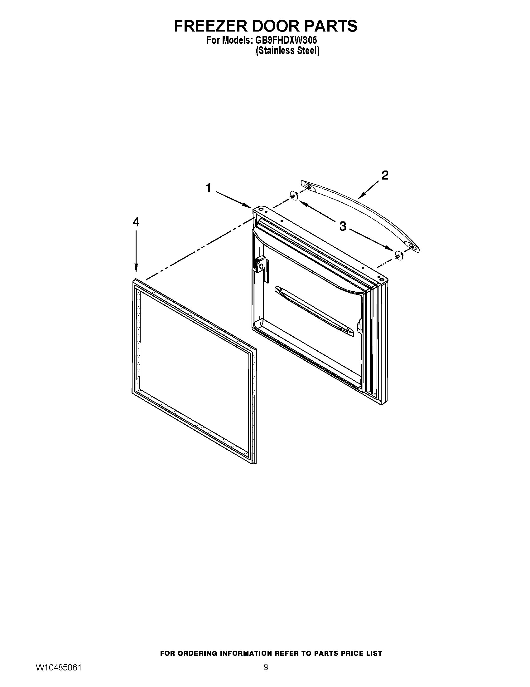 05 - FREEZER DOOR PARTS