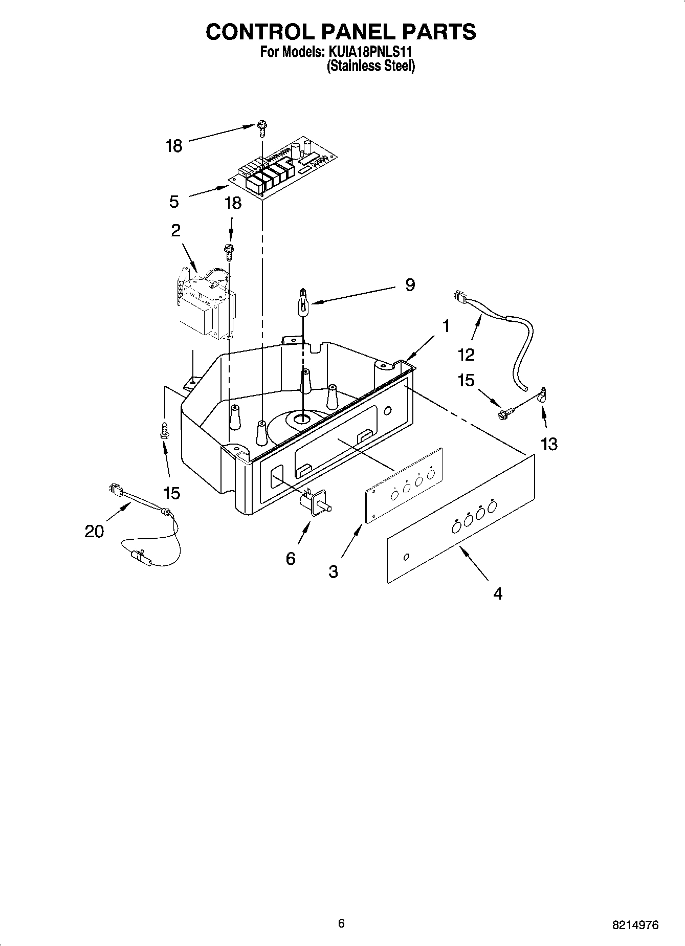 04 - CONTROL PANEL PARTS