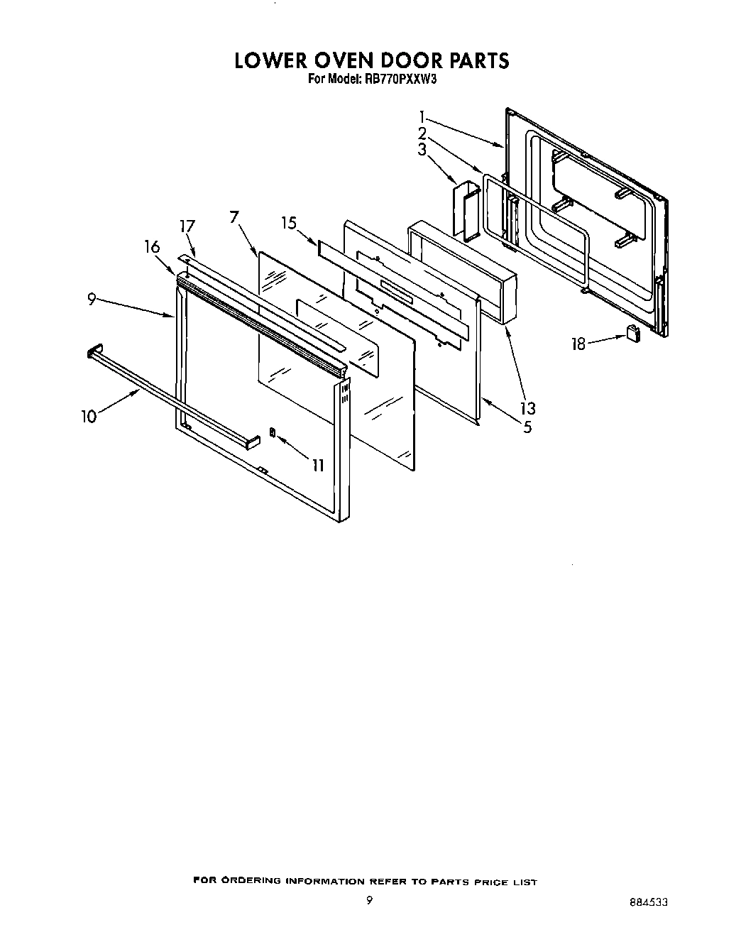 06 - LOWER OVEN DOOR