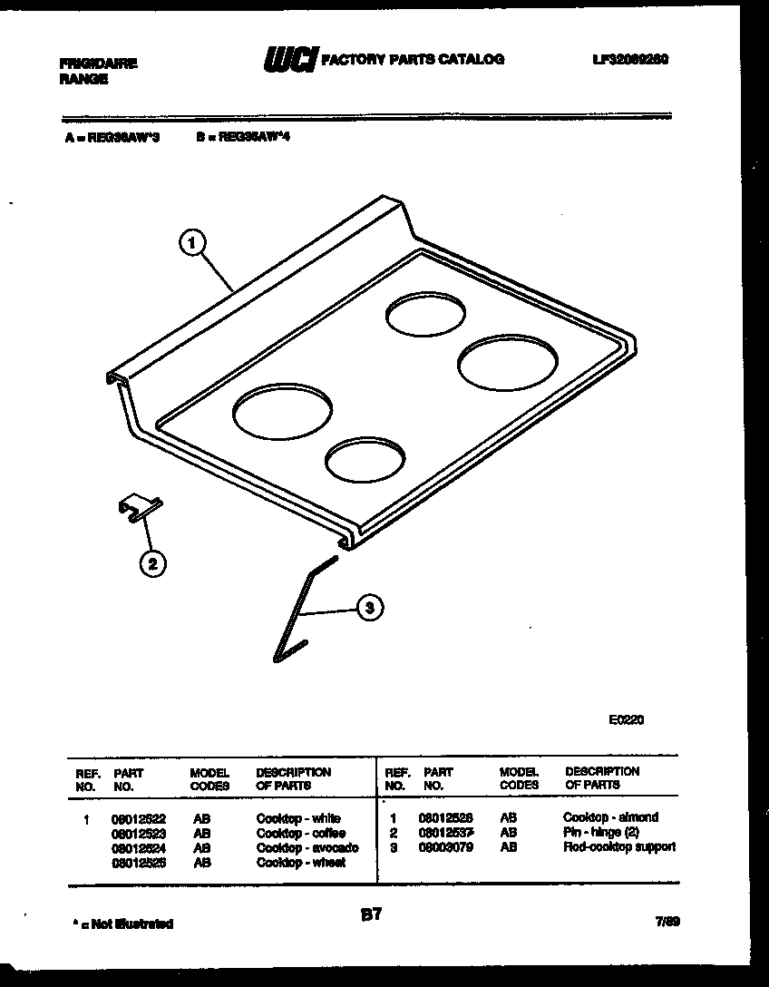 03 - COOKTOP PARTS