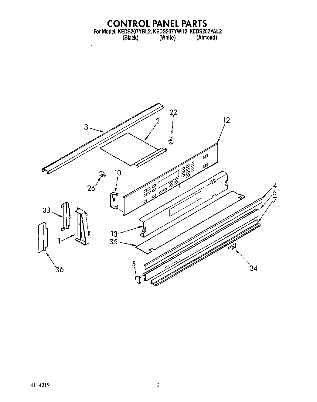 03 - CONTROL PANEL, OPTIONAL