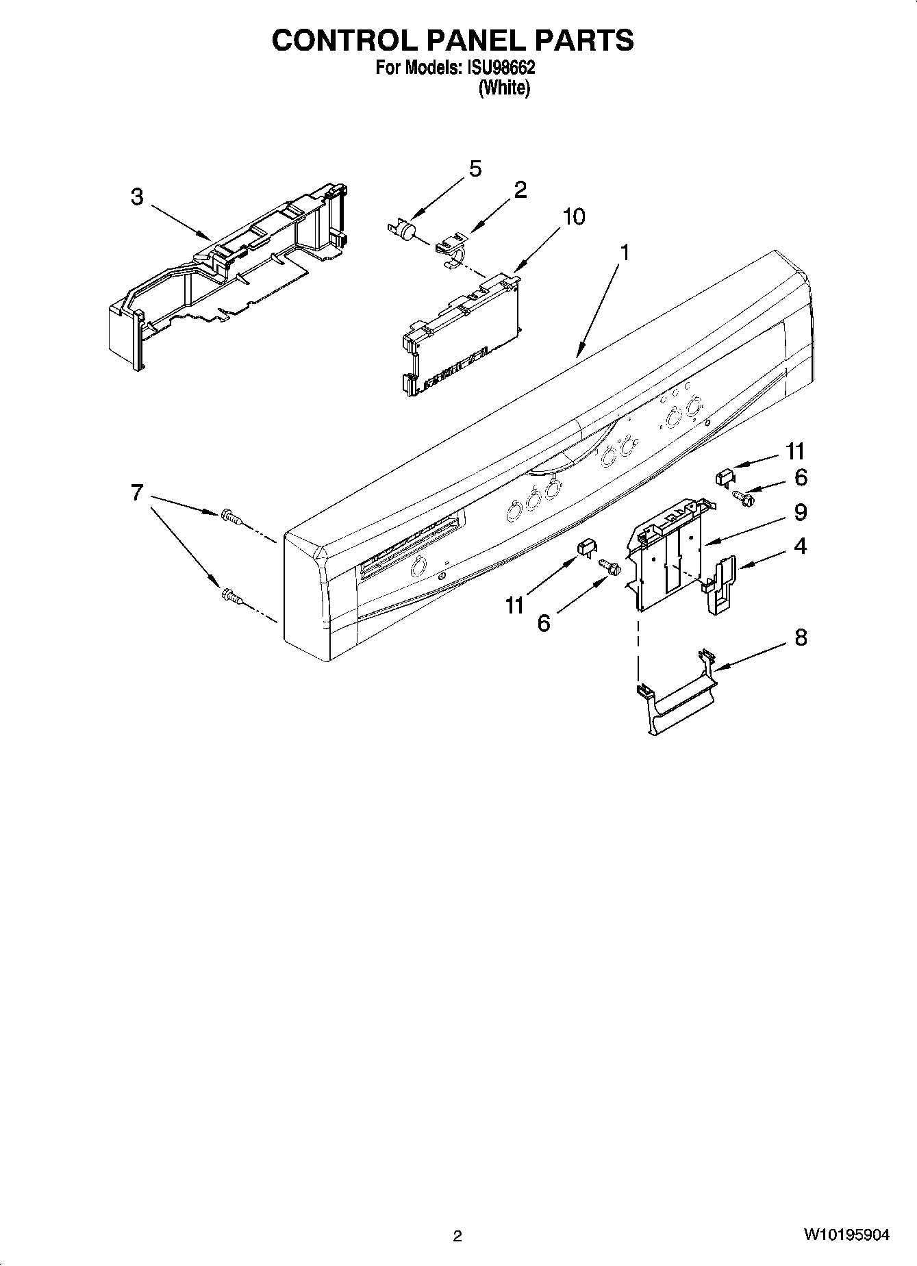 02 - CONTROL PANEL PARTS