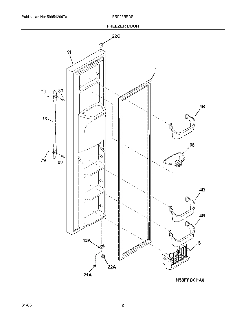 03 - FREEZER DOOR