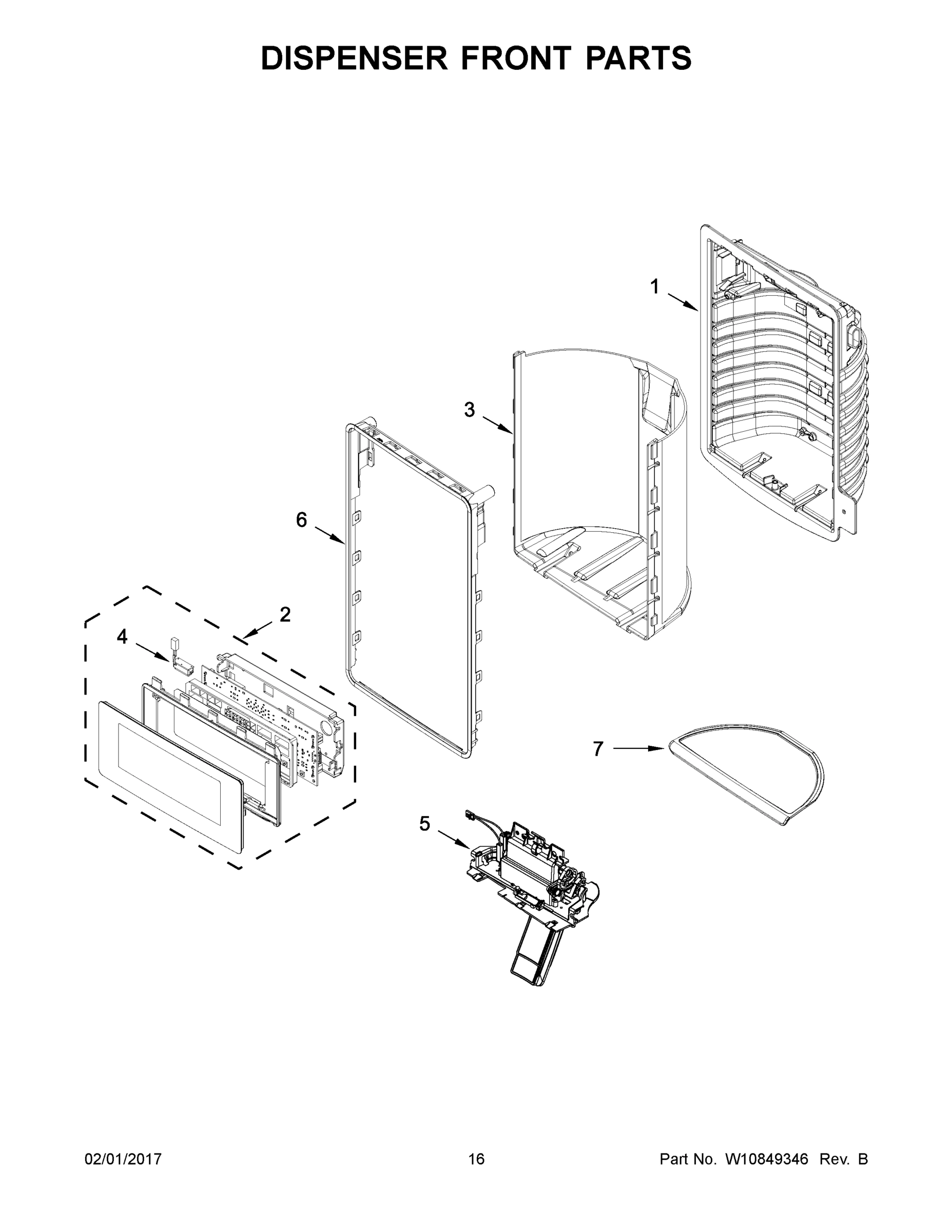 09 - DISPENSER FRONT PARTS