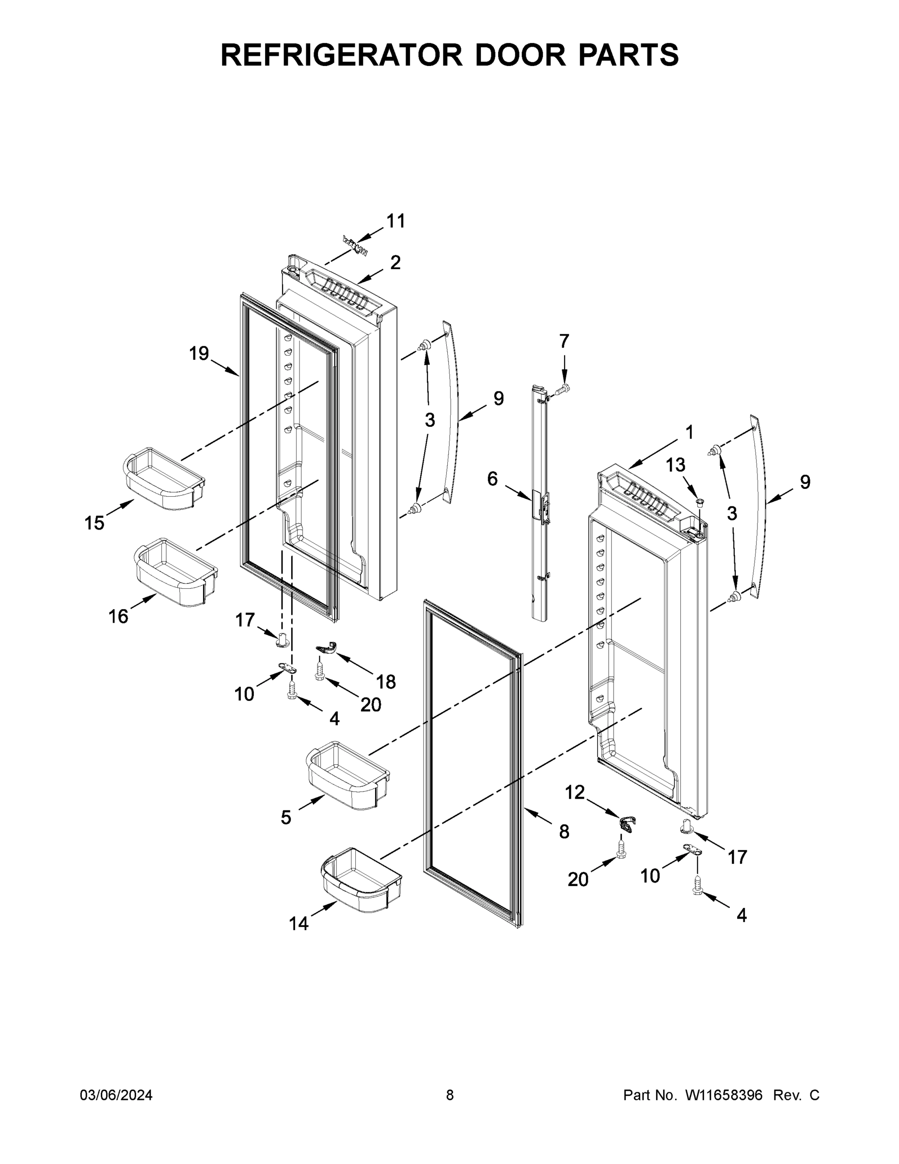 05 - REFRIGERATOR DOOR PARTS