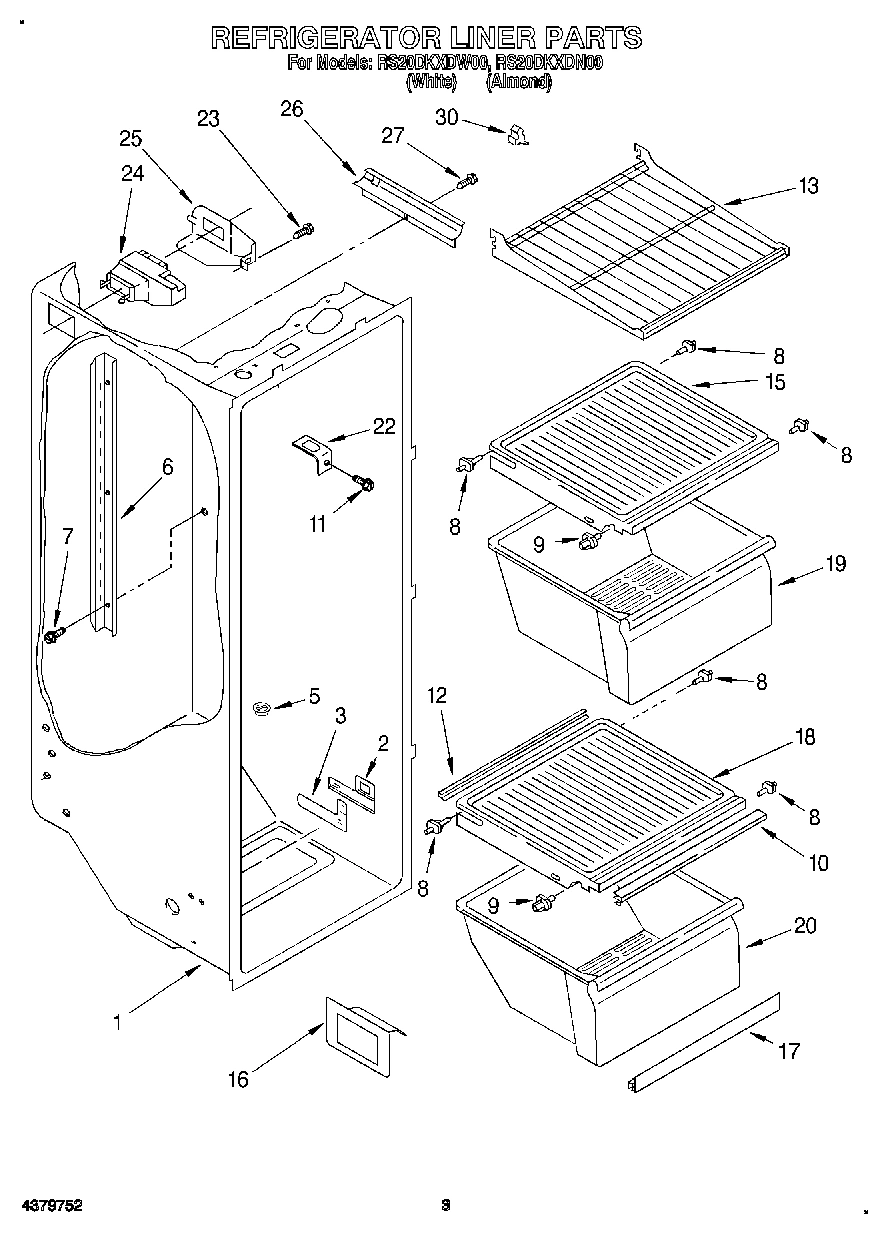 02 - REFRIGERATOR LINER