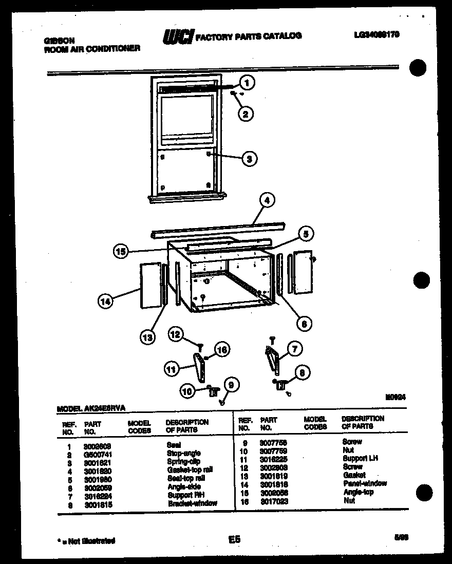 06 - CABINET AND INSTALLATION PARTS