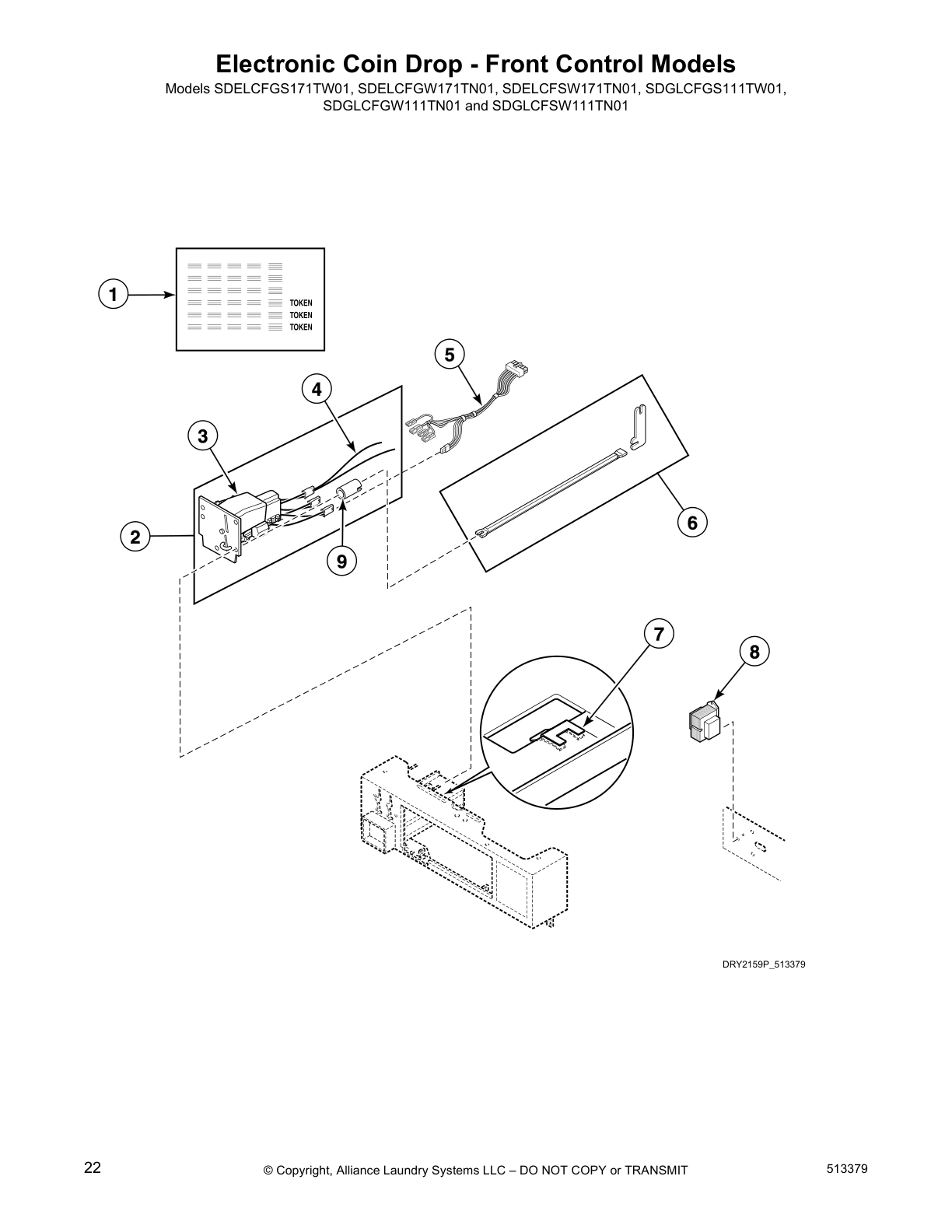 Electronic Coin Drop - Front Control Models
