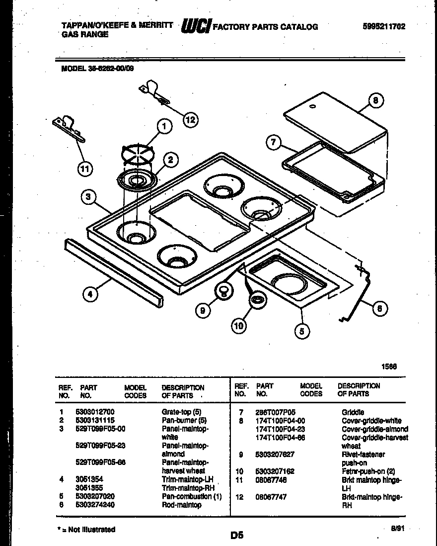 04 - COOKTOP PARTS