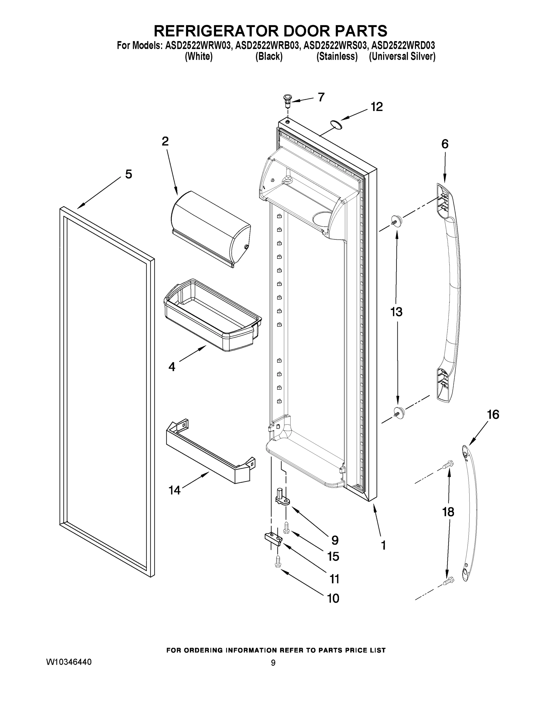 06 - REFRIGERATOR DOOR PARTS