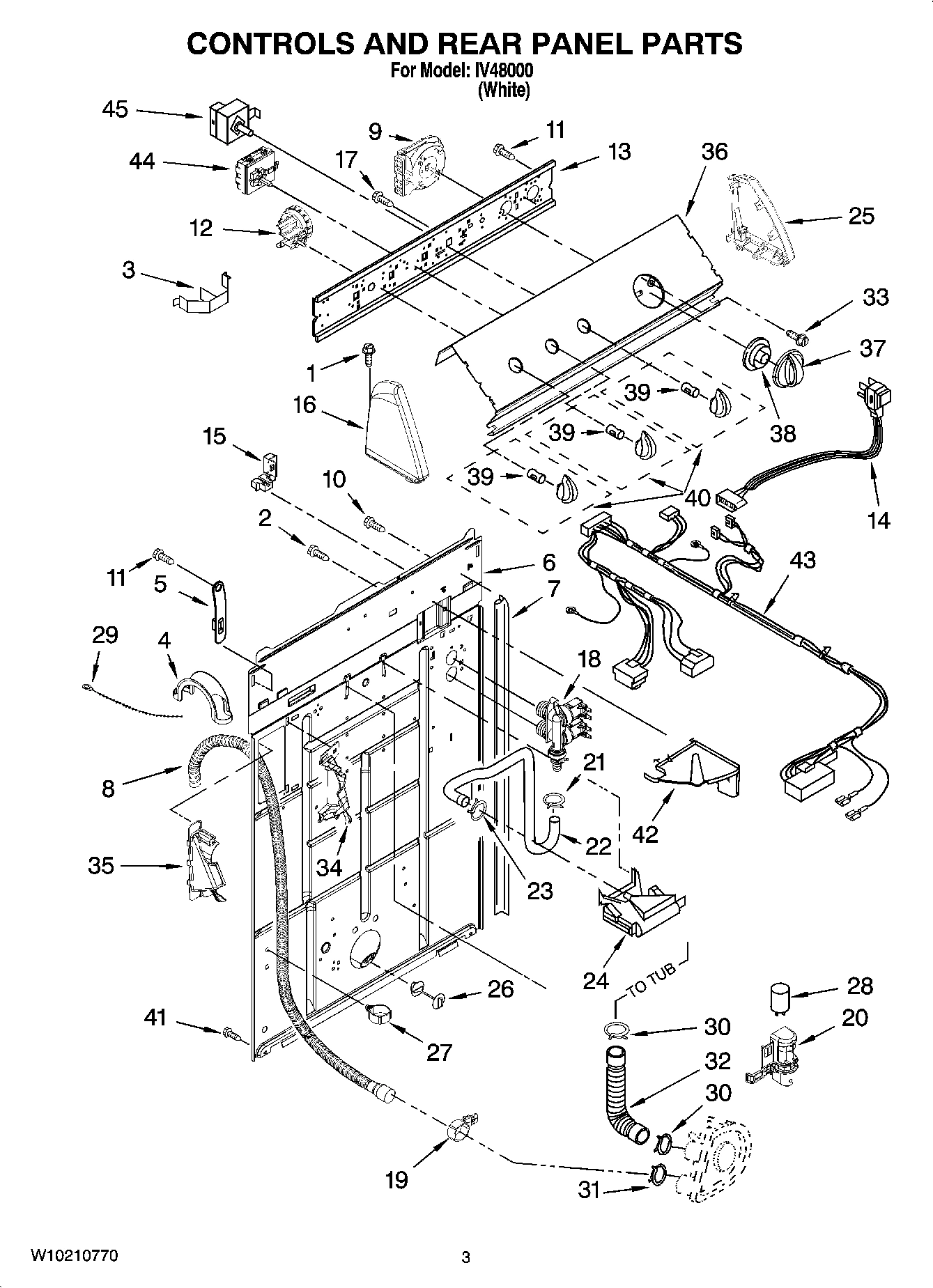 02 - CONTROLS AND REAR PANEL PARTS