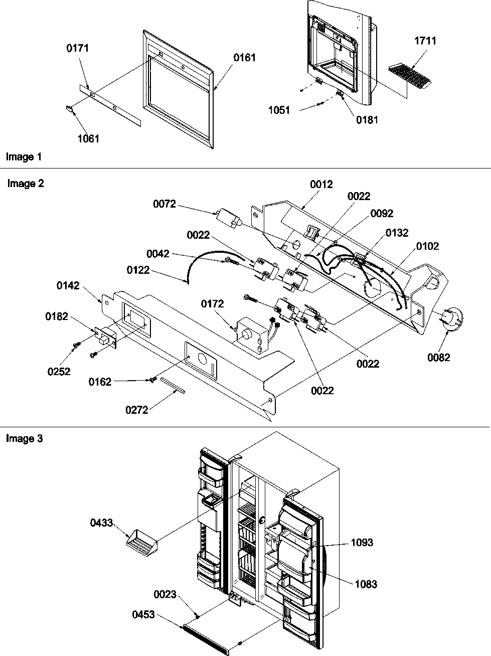 04 - Facade Dispenser Cover, Elec Brkt Assy.