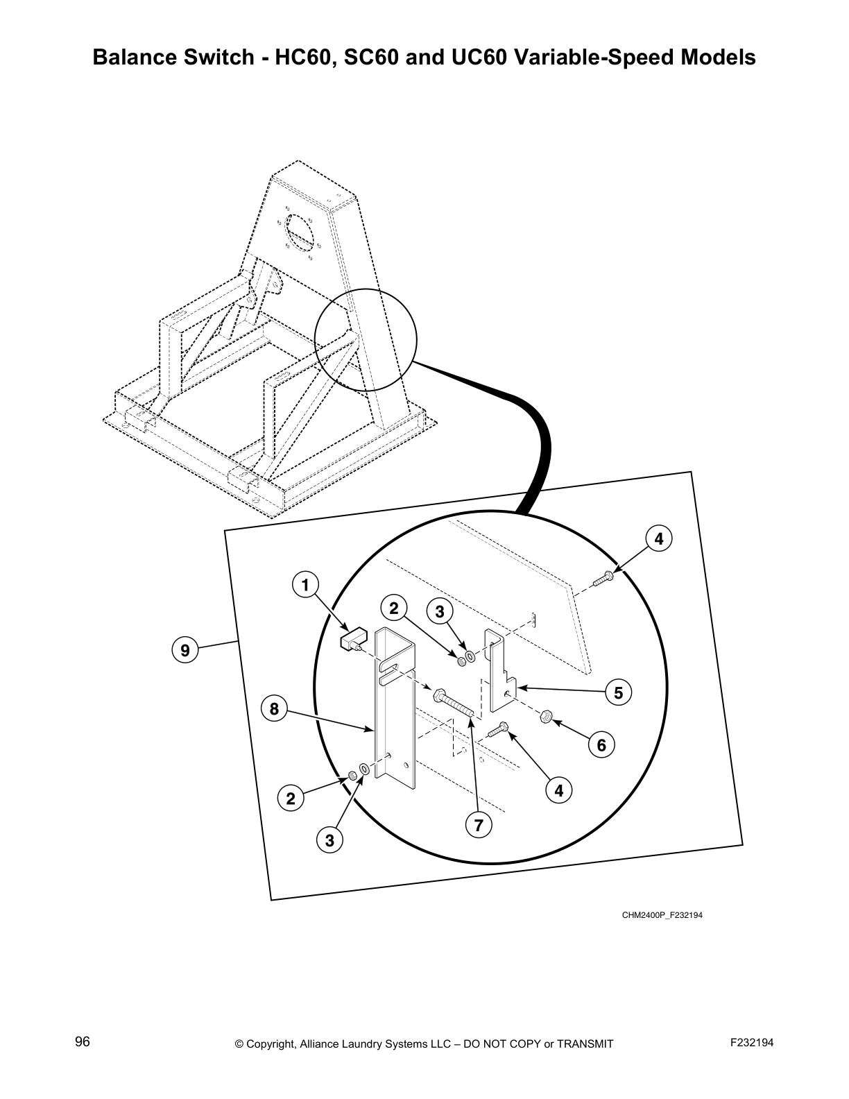 Balance Switch - HC60, SC60 and UC60 Variable-Speed Models
