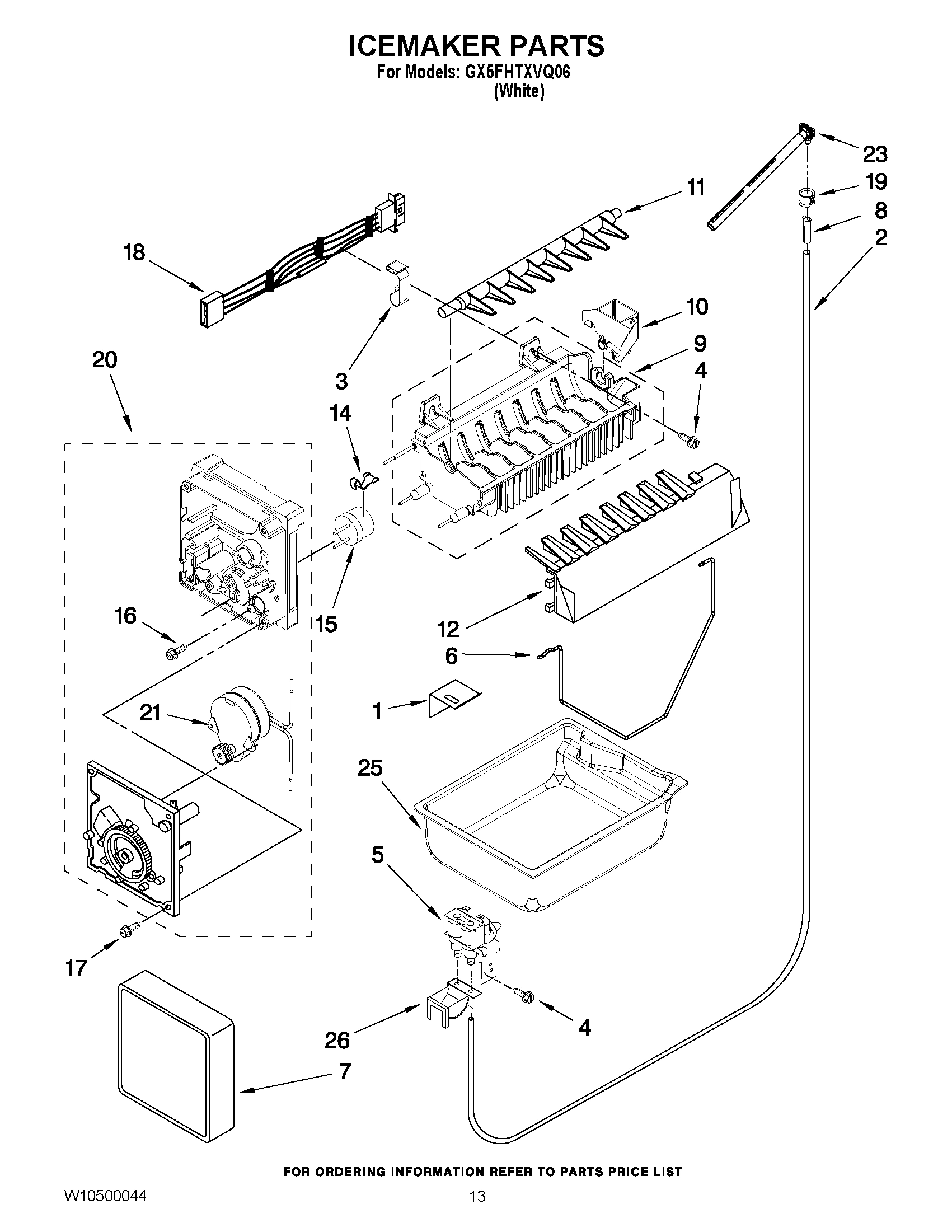 08 - ICEMAKER PARTS
