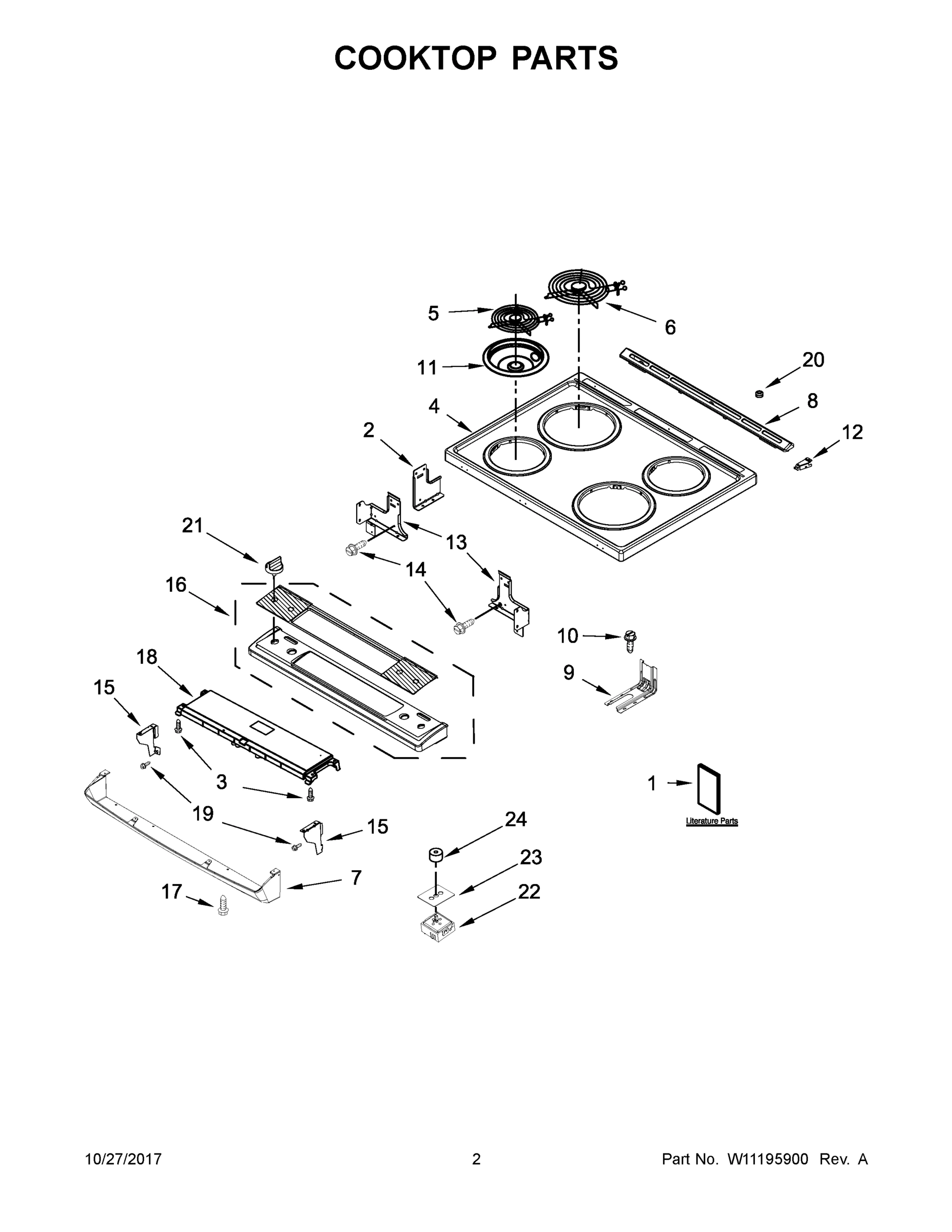 02 - COOKTOP PARTS