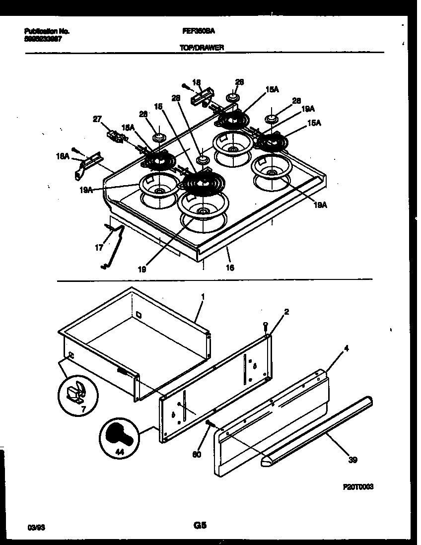 05 - COOKTOP AND DRAWER PARTS