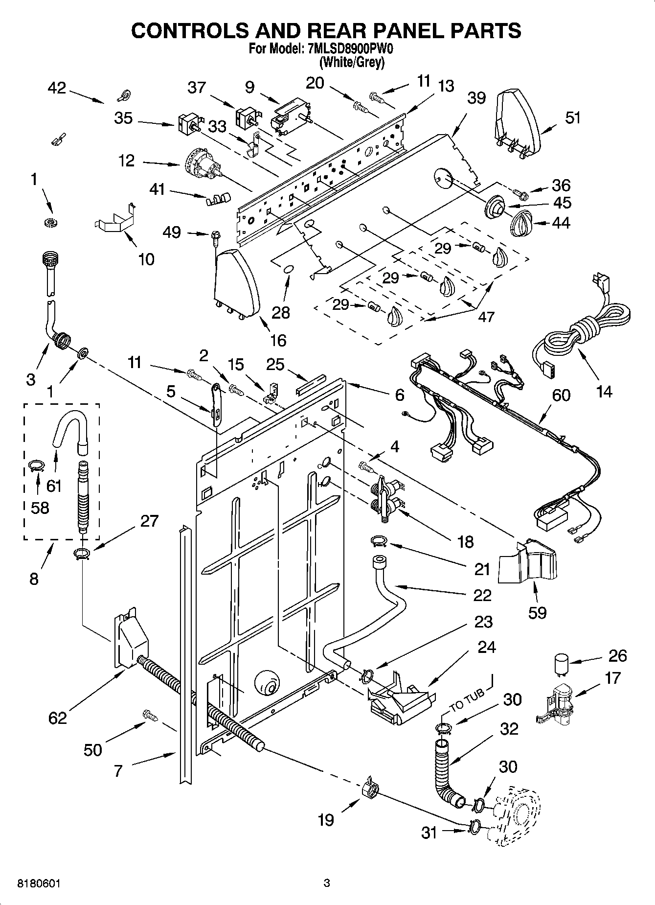 02 - CONTROLS AND REAR PANEL PARTS