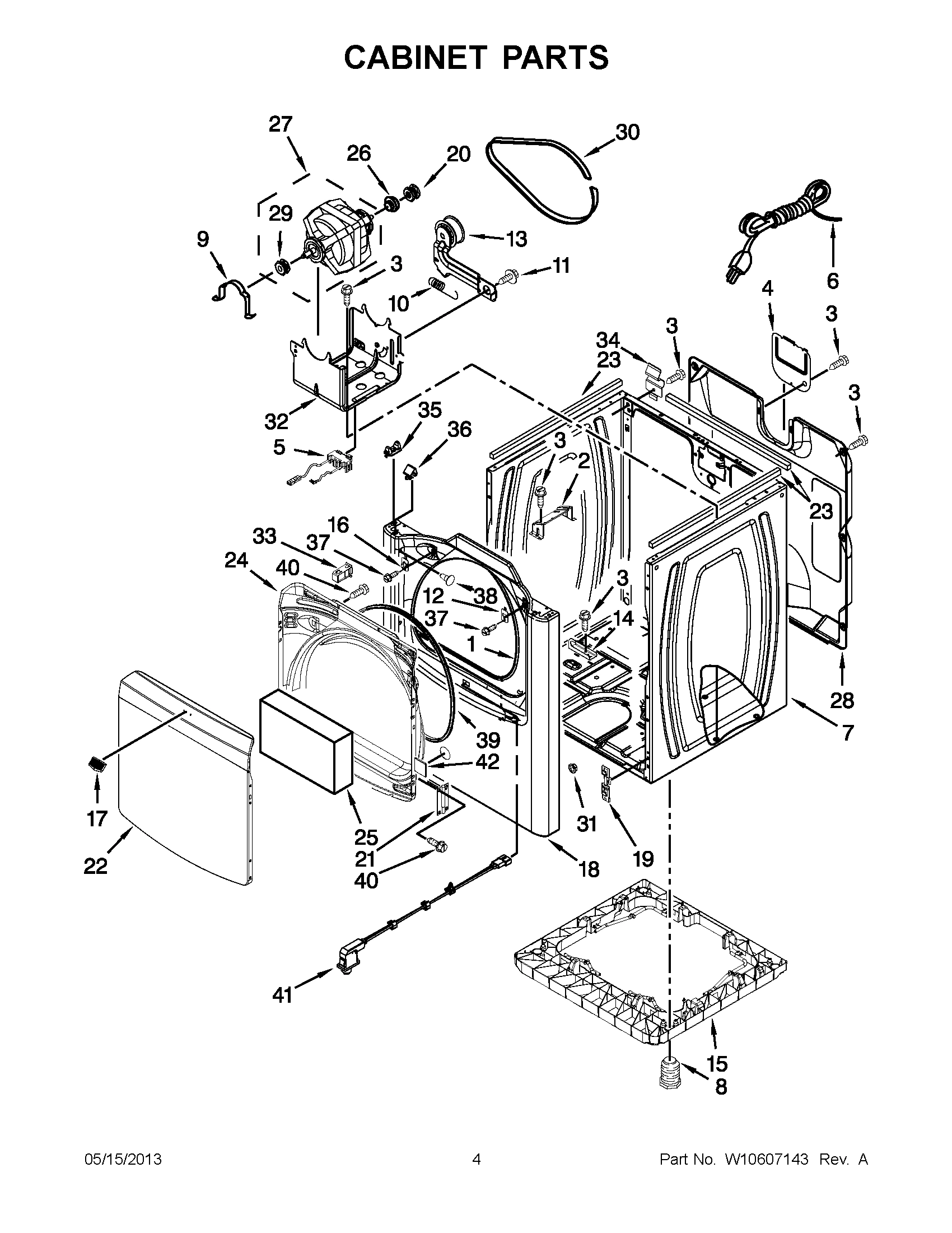 02 - CABINET PARTS