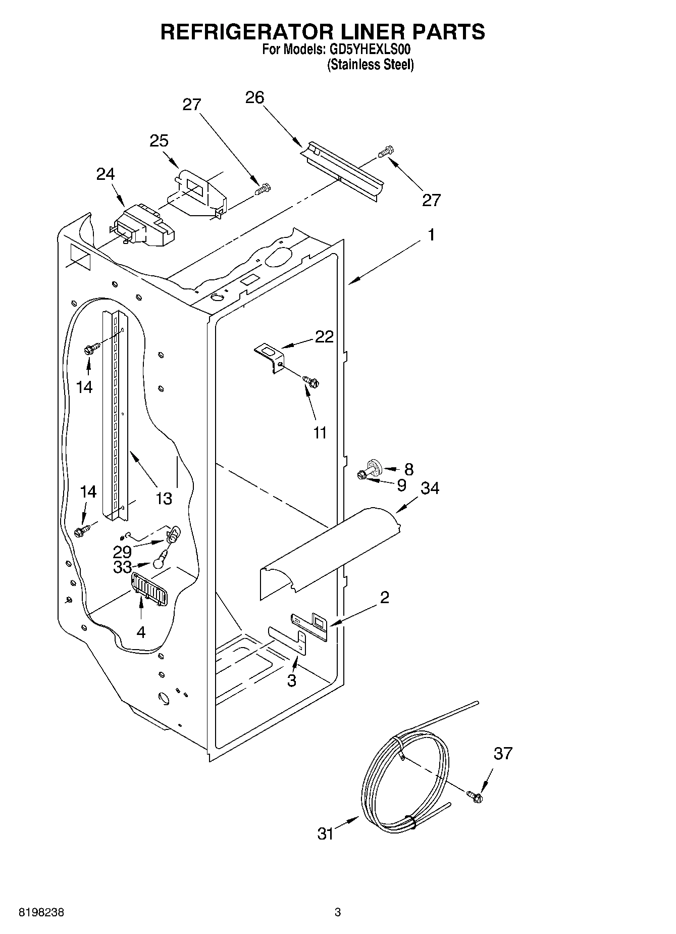 02 - REFRIGERATOR LINER