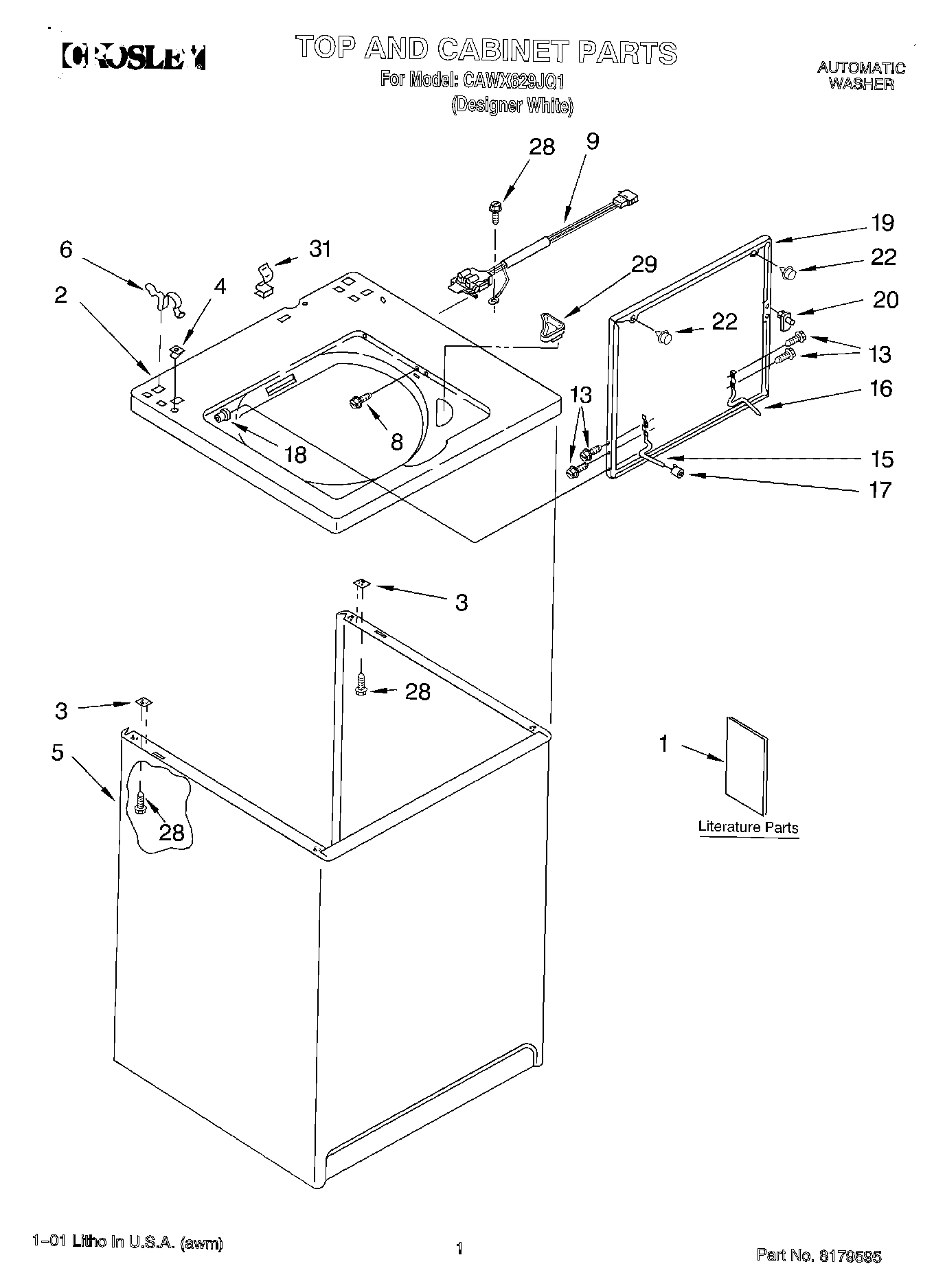 01 - TOP AND CABINET, LITERATURE