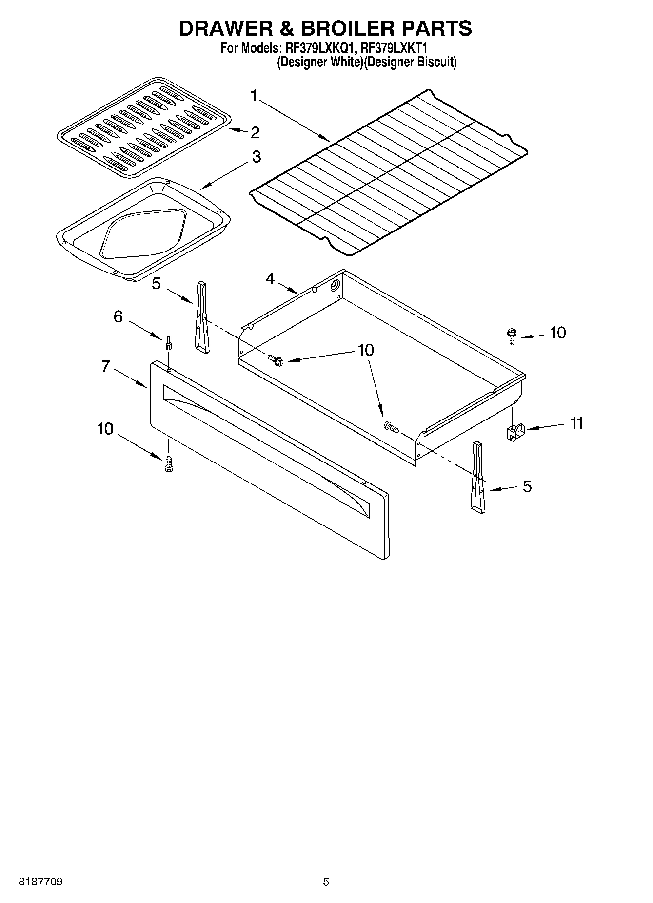 04 - DRAWER & BROILER PARTS