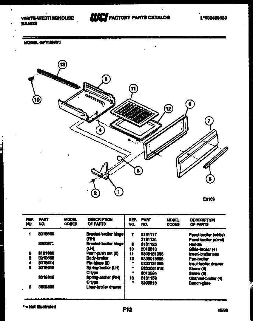04 - BROILER DRAWER PARTS