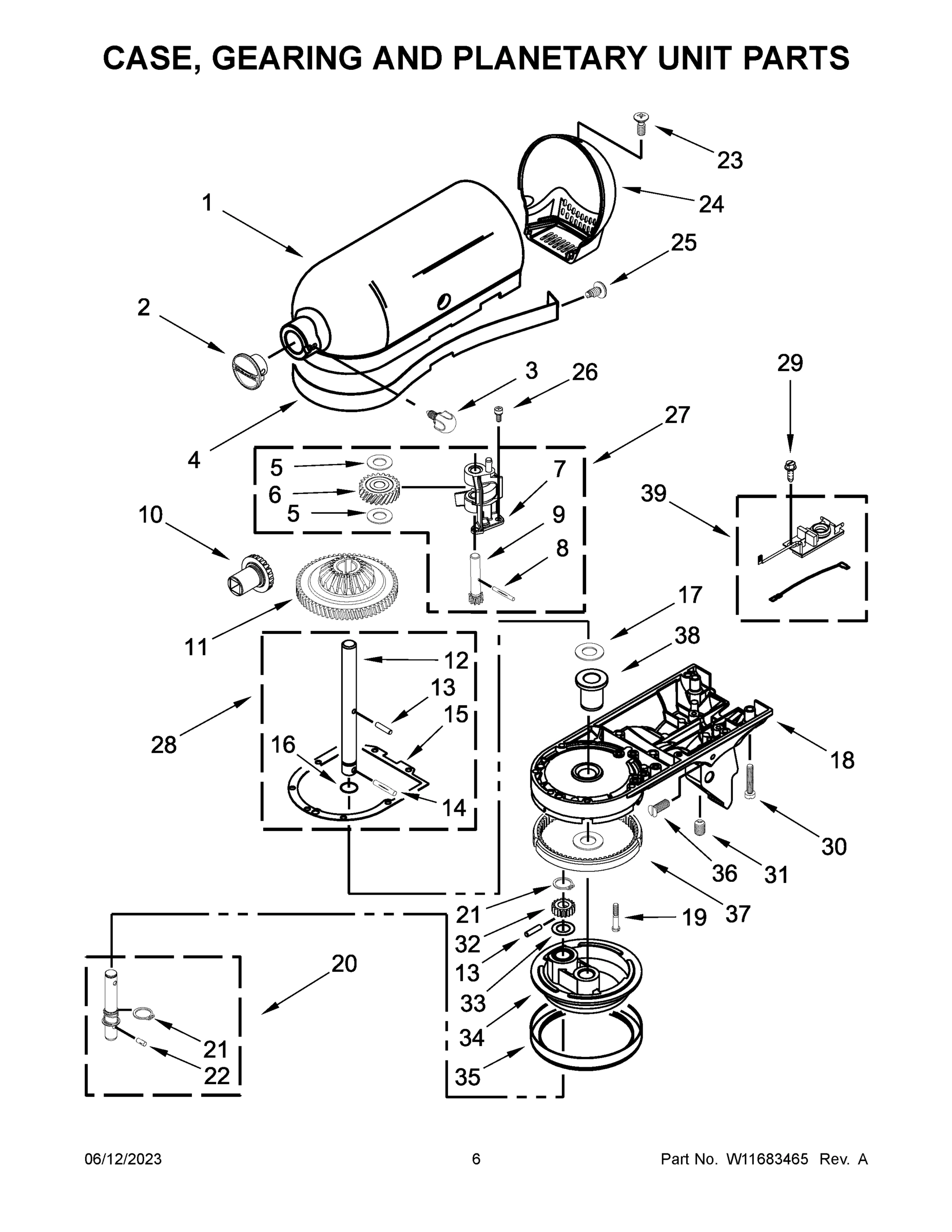 04 - CASE, GEARING AND PLANETARY UNIT PARTS