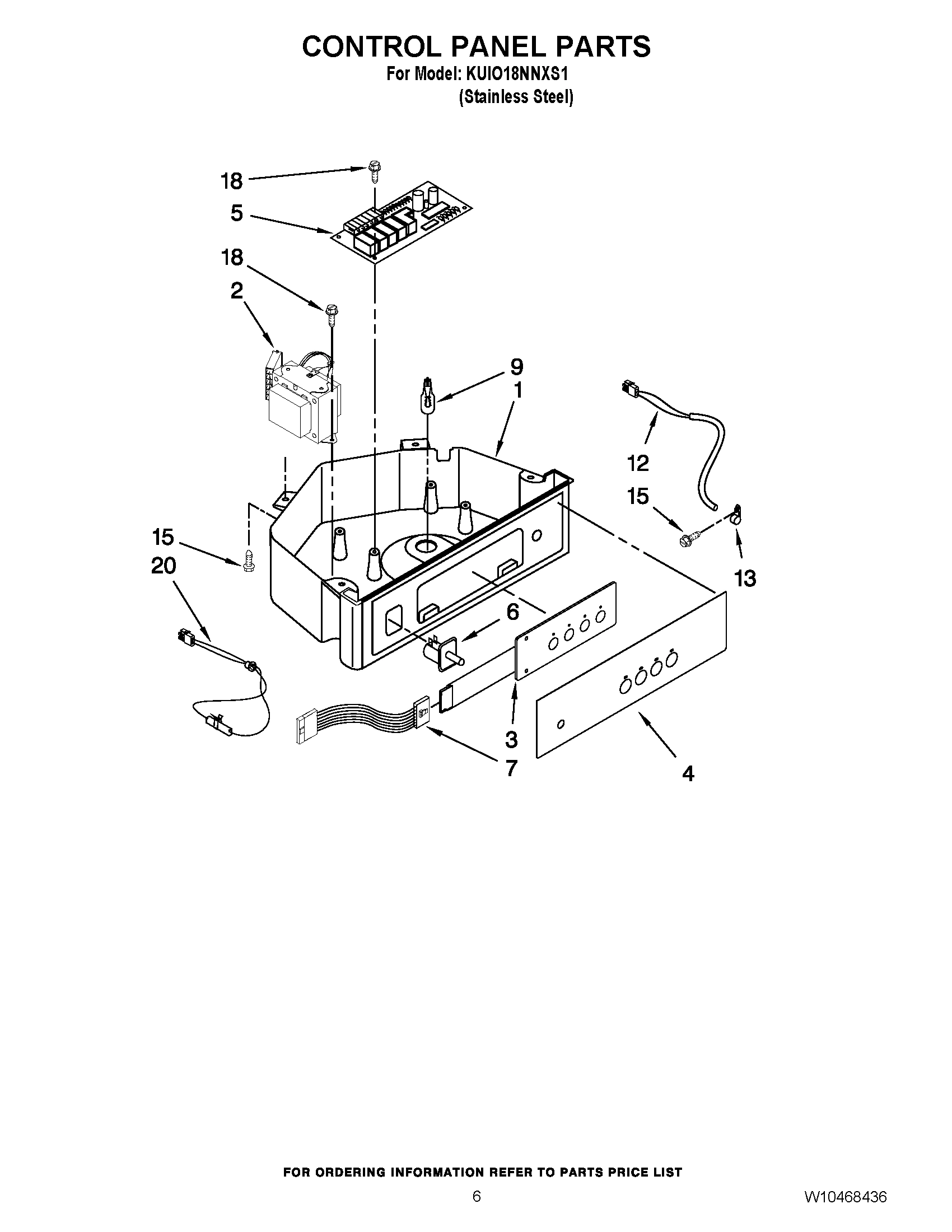 04 - CONTROL PANEL PARTS