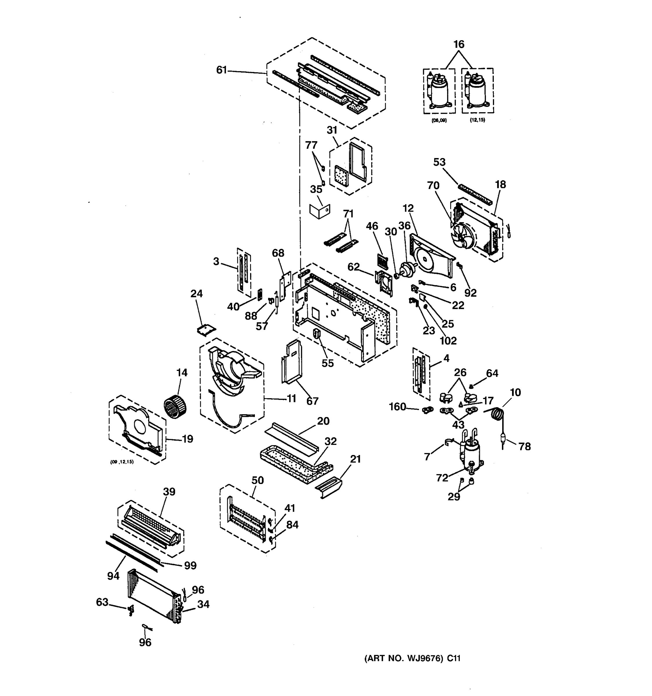 MOTOR, COMPRESSOR & SYSTEM COMPONENTS