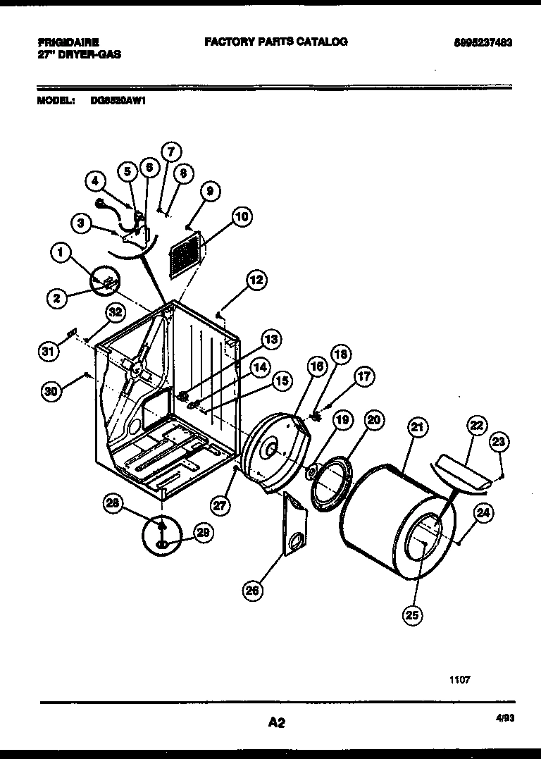 02 - CABINET AND COMPONENT PARTS