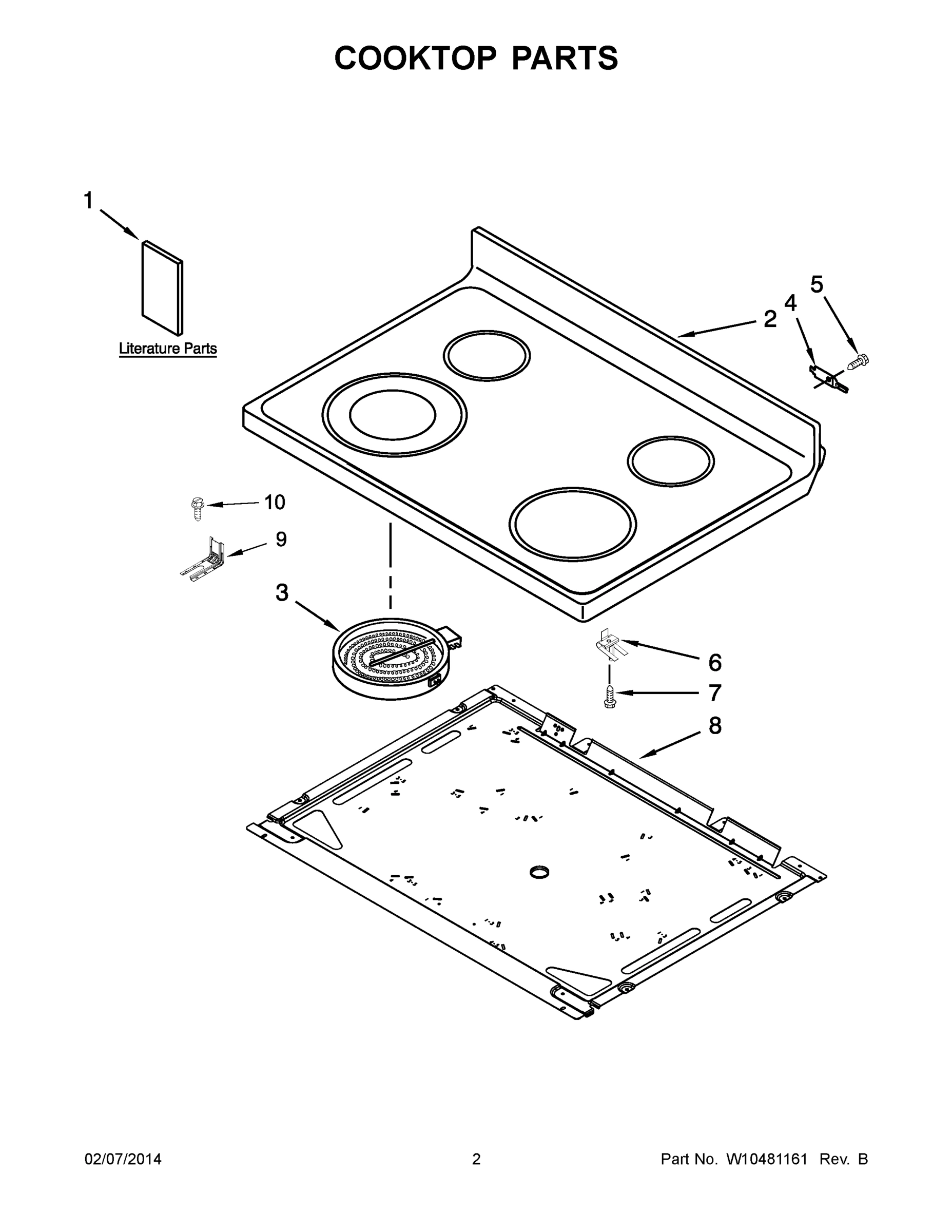 02 - COOKTOP PARTS
