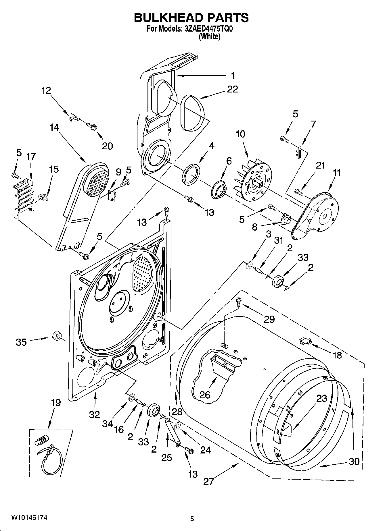 03 - BULKHEAD PARTS, OPTIONAL PARTS (NOT INCLUDED)