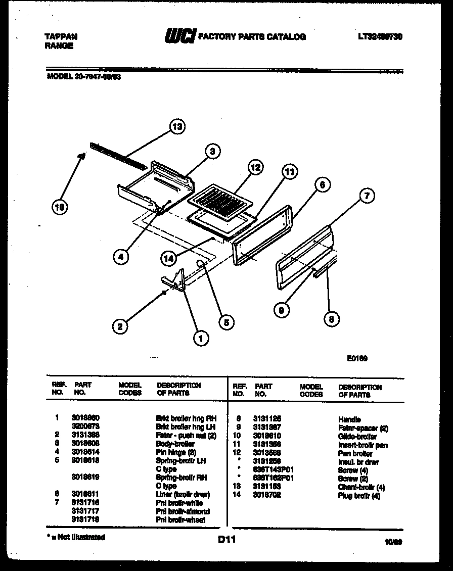 06 - BROILER DRAWER PARTS
