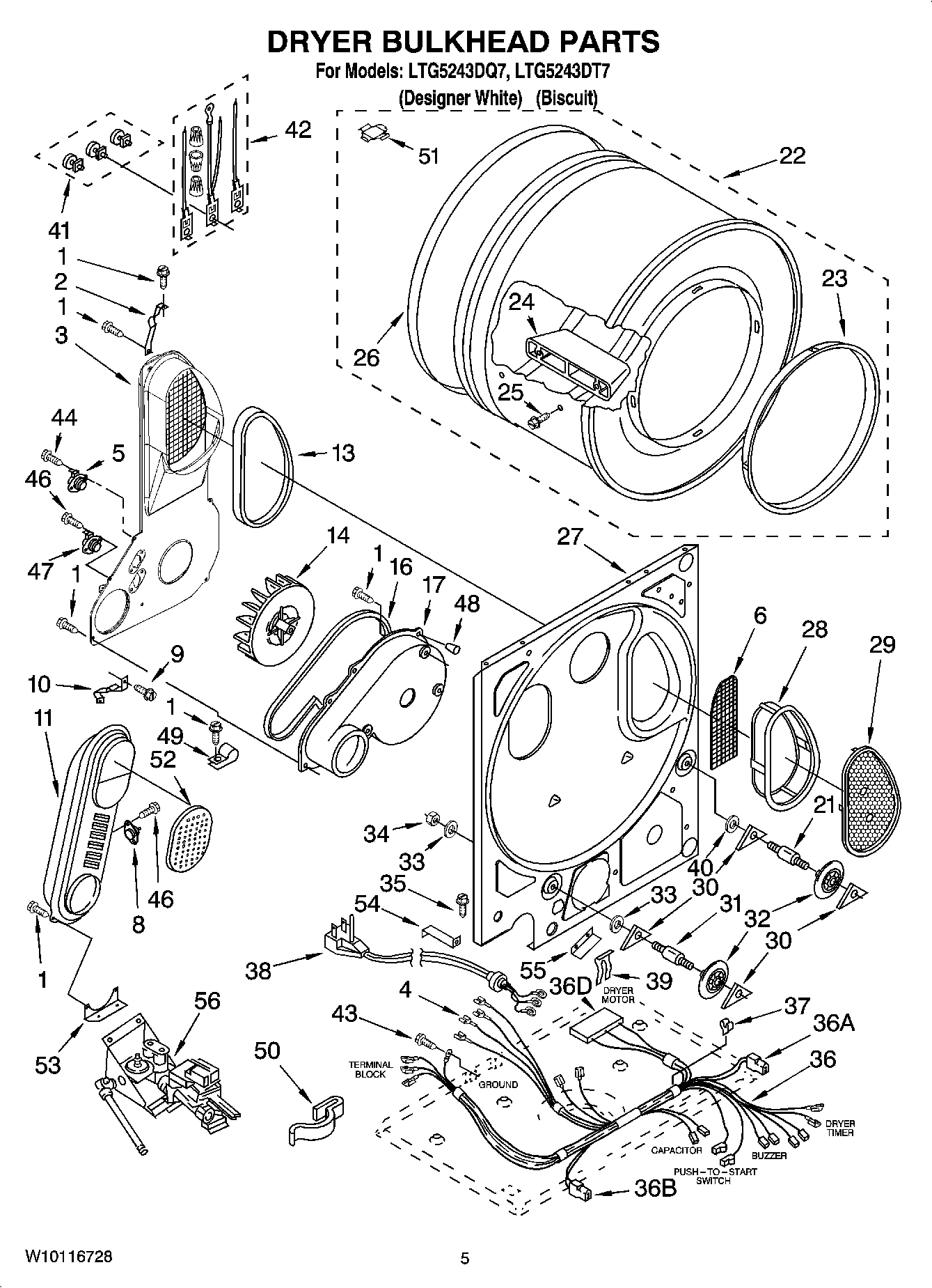 04 - DRYER BULKHEAD PARTS