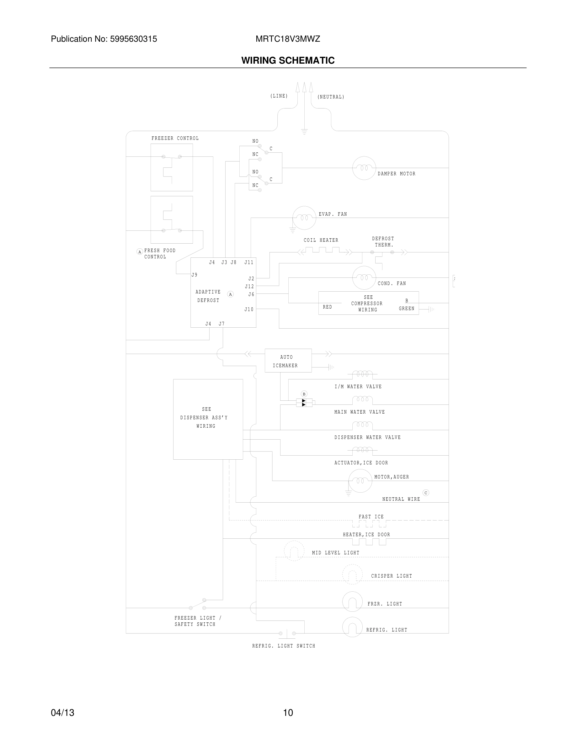 10 - WIRING SCHEMATIC