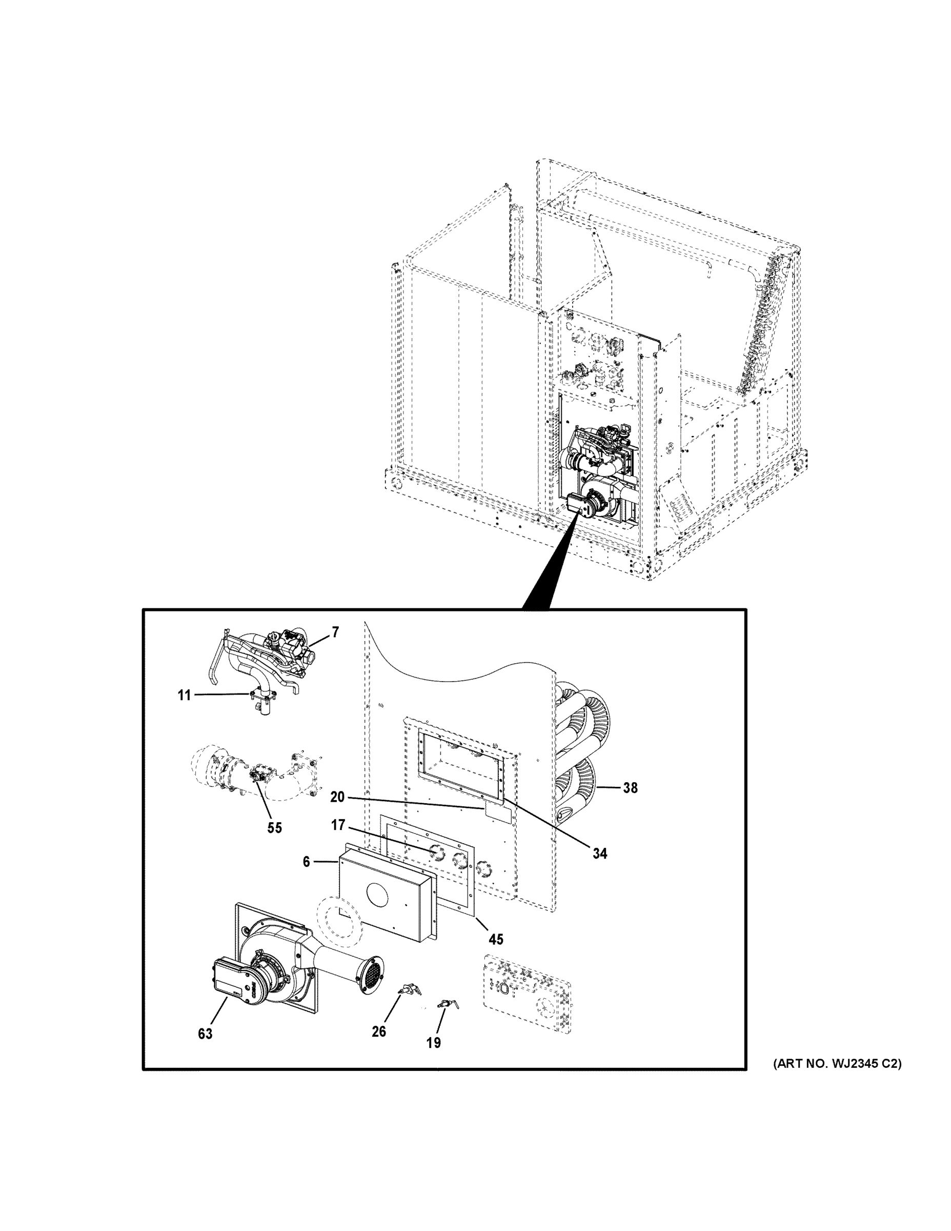GAS VALVE & BURNER ASSEMBLY