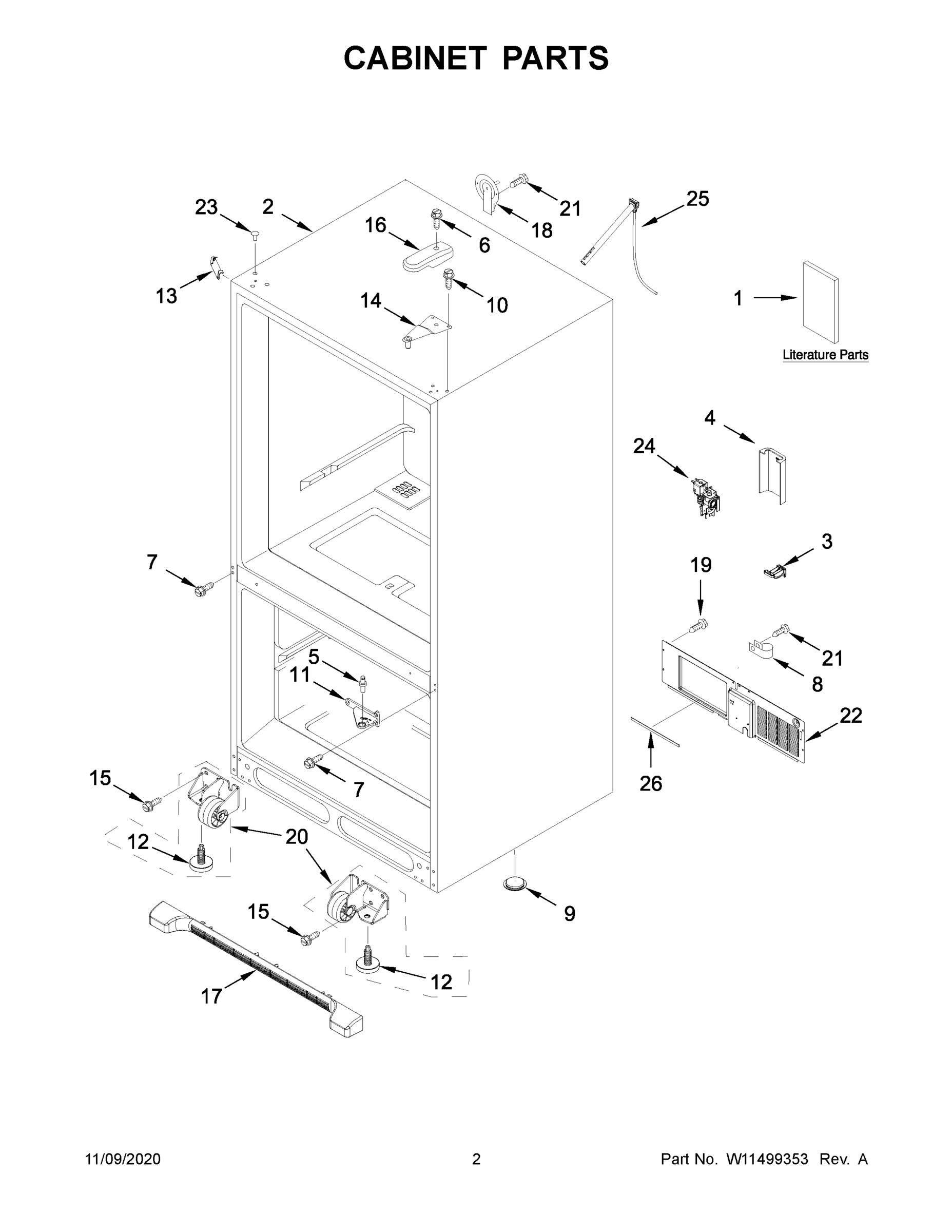 02 - CABINET PARTS