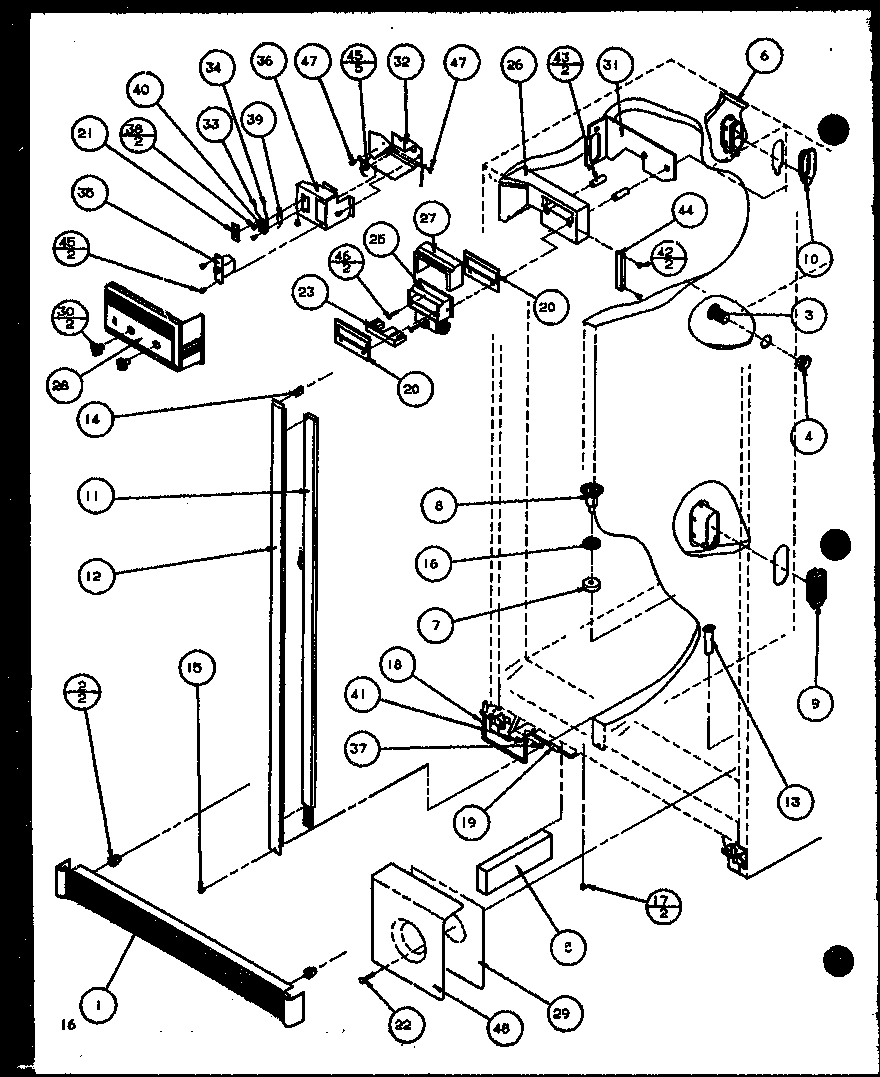 12 - REF/FZ CONTROLS AND CABINET PART